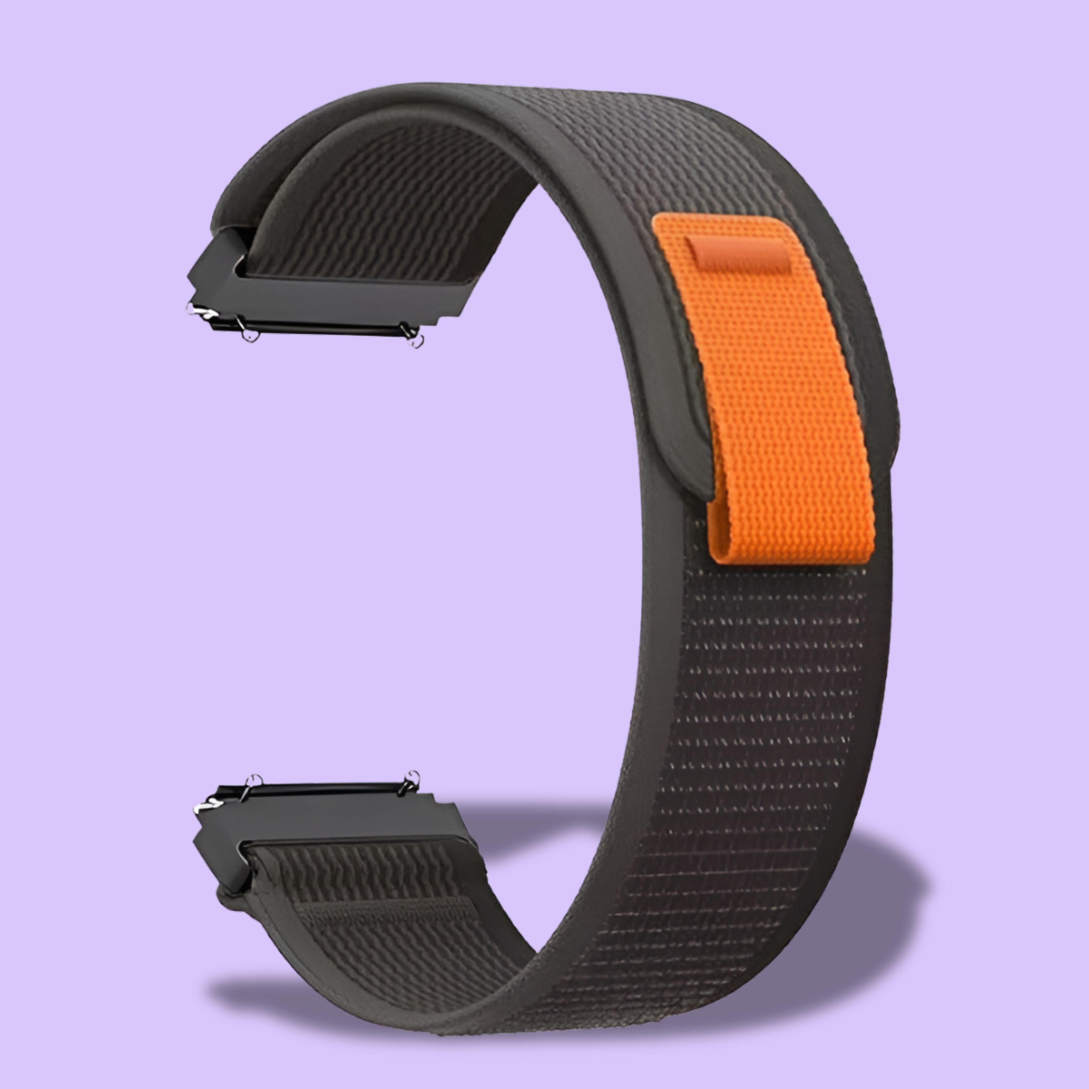 Firetook 22mm Velcro Watch Belt Strap Nylon Trail Loop V1(Compatible Watch List In Photo) 22 mm Fabric Watch Strap-image-22