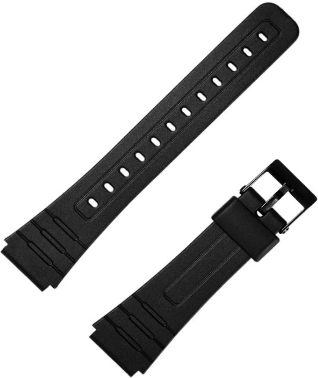ABC 18mm Compatible with CASIO F-91W F-91WG F-91WM Adjustable Band with Pin Buckle 18 mm PVC Watch Strap-image-38