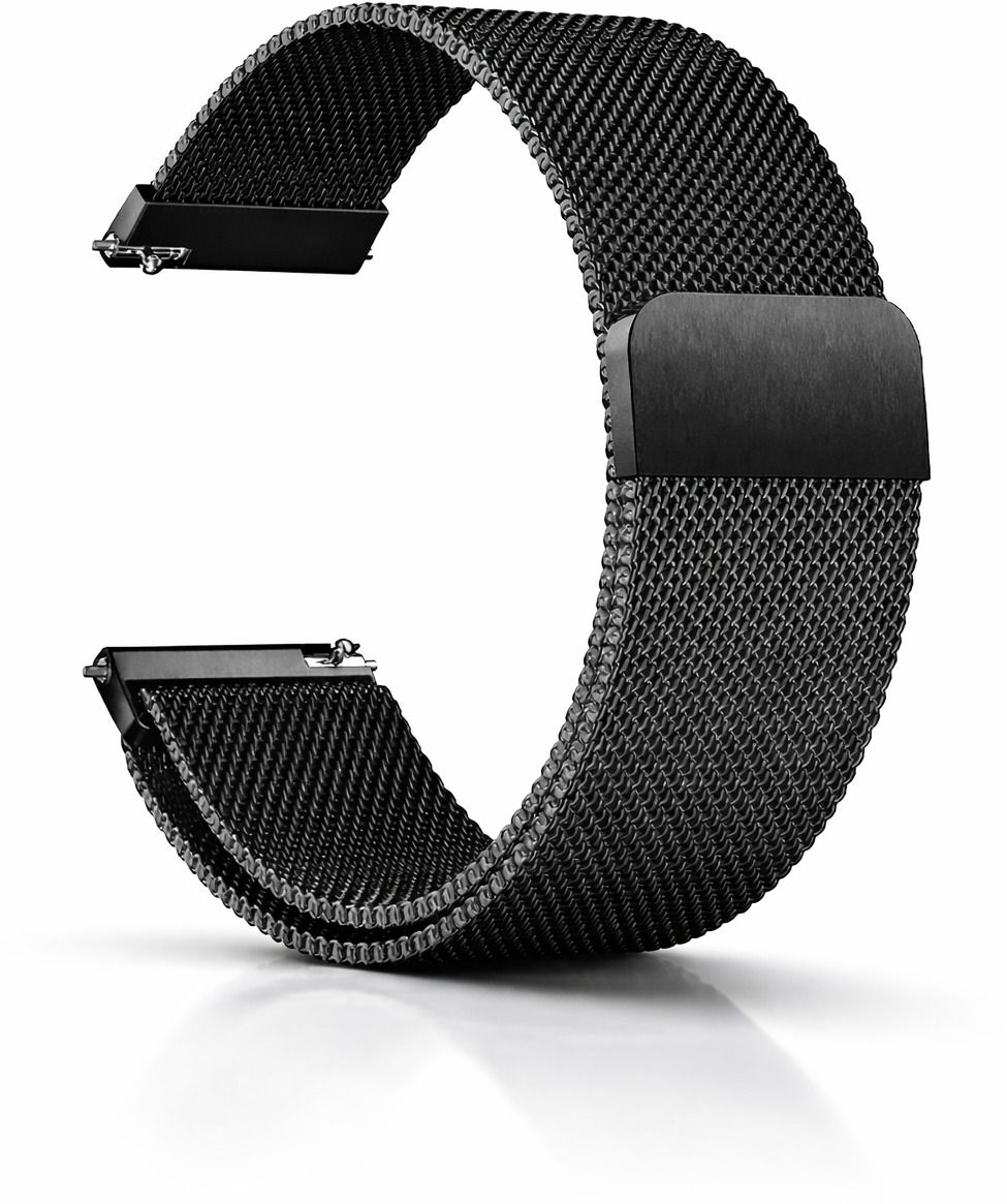 SHMR megnetic loob stainless steel watch band Adjustable mesh starps for smartwatch 22 mm Metal Watch Strap-image-38