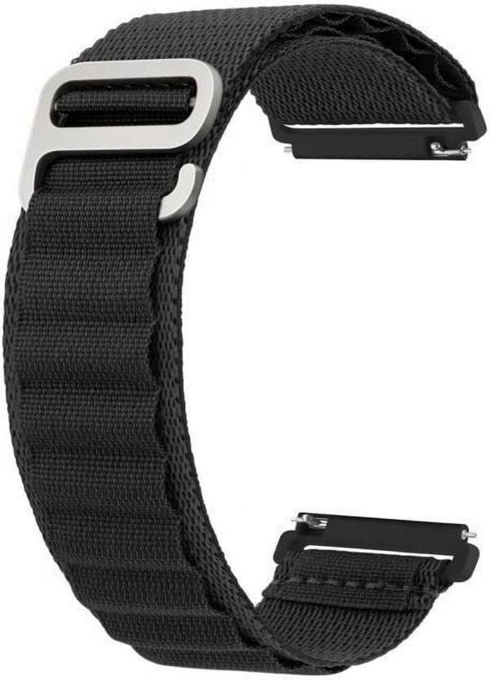 Creations Retail Alpine loop with g buckle strap for all 22 mm watches 22 mm Fabric Watch Strap-picture-26