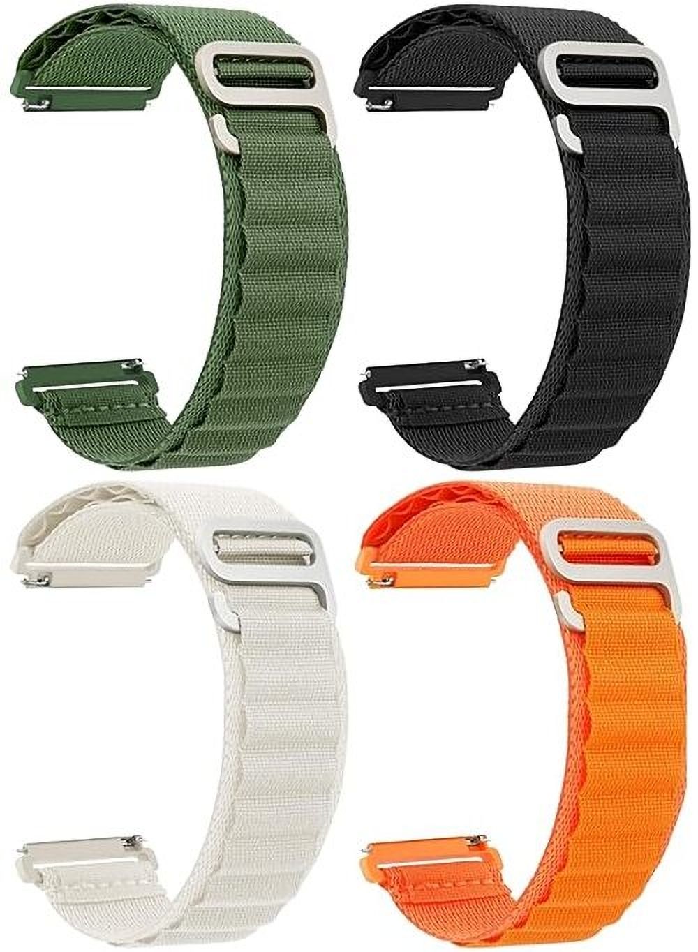 Gadgetzilla 22MM Nylon Alpine / Trail Velcro Loop Bands / Straps Compatible With Noise 22 mm Fabric Watch Strap-image-36