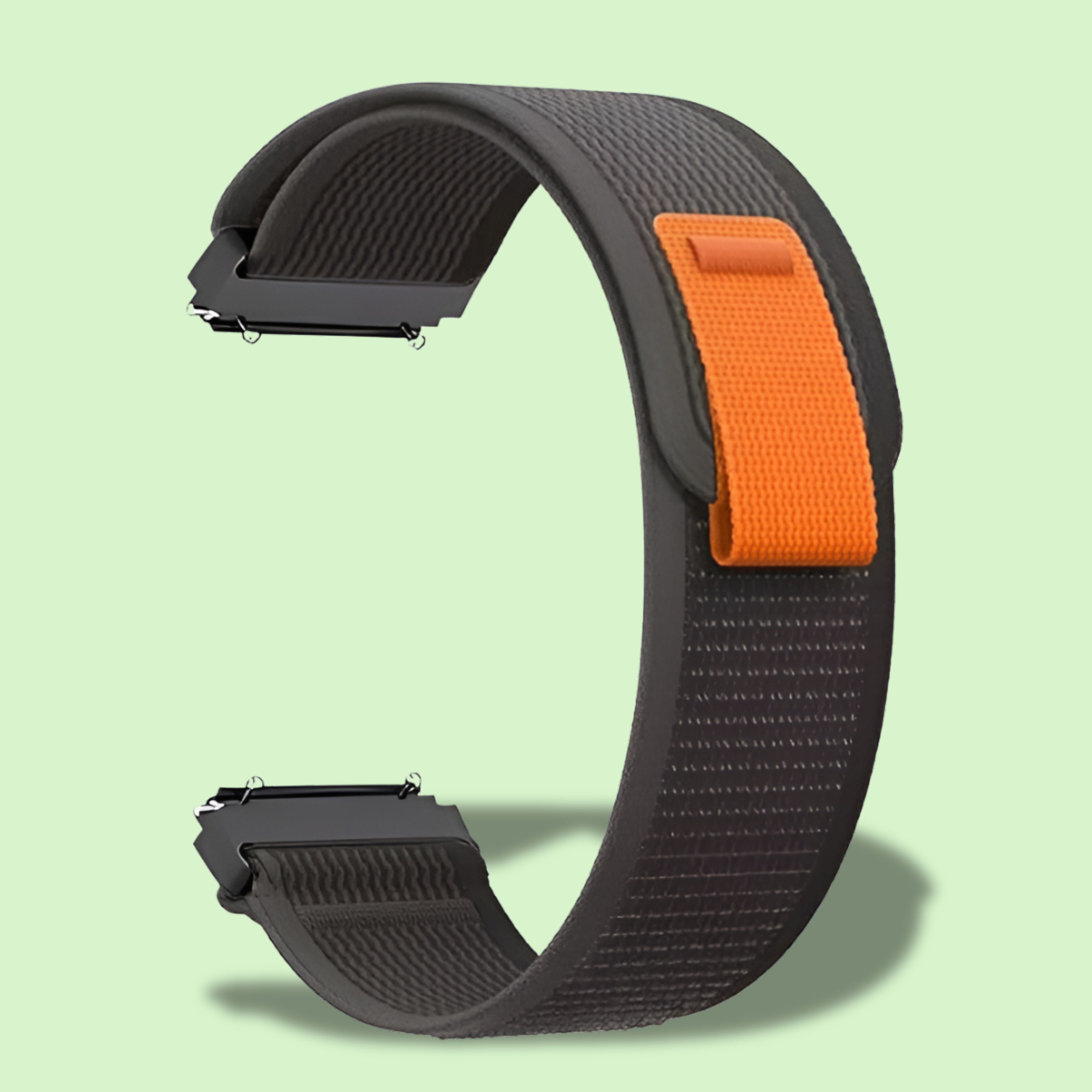 TooHype 22mm Trail Nylon Premium Velcro Watch Belt Strap /Compatible Watch List In Photo 22 mm Fabric Watch Strap-image-32