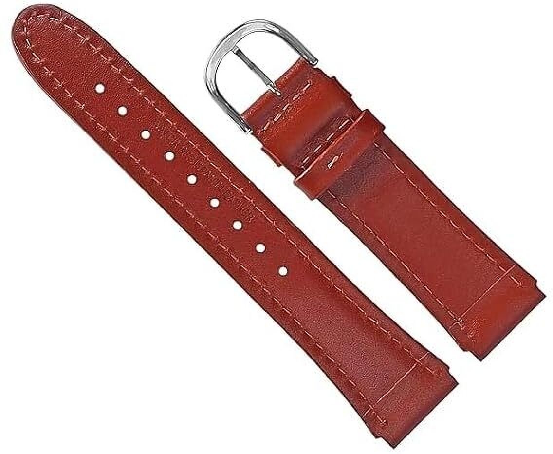 LUBA HIMT Brown Leather Watch Strap compatible with T-imex Expedition MF13 Watches 20 mm Synthetic Leather Watch Strap-image-47