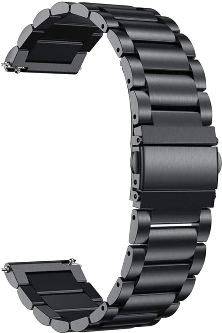 Vanshika Enterprises Stainless Steel Metal 20mm Compatible with Amazfit Pop 3s Smartwatch Belt 20 mm Metal Watch Strap-image-6