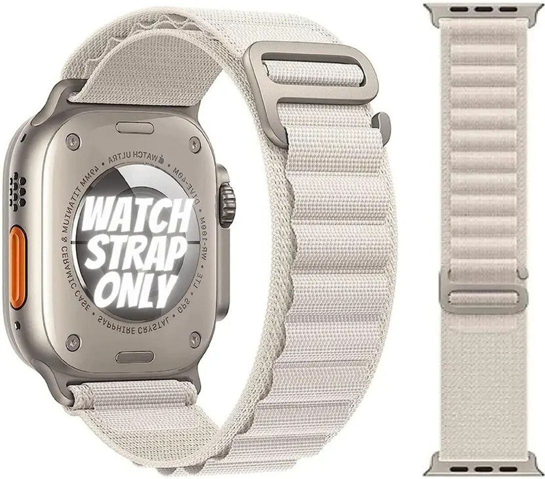 NexBand Alpine Loop Nylon Strap 22 mm Synthetic Leather Watch Strap-image-8