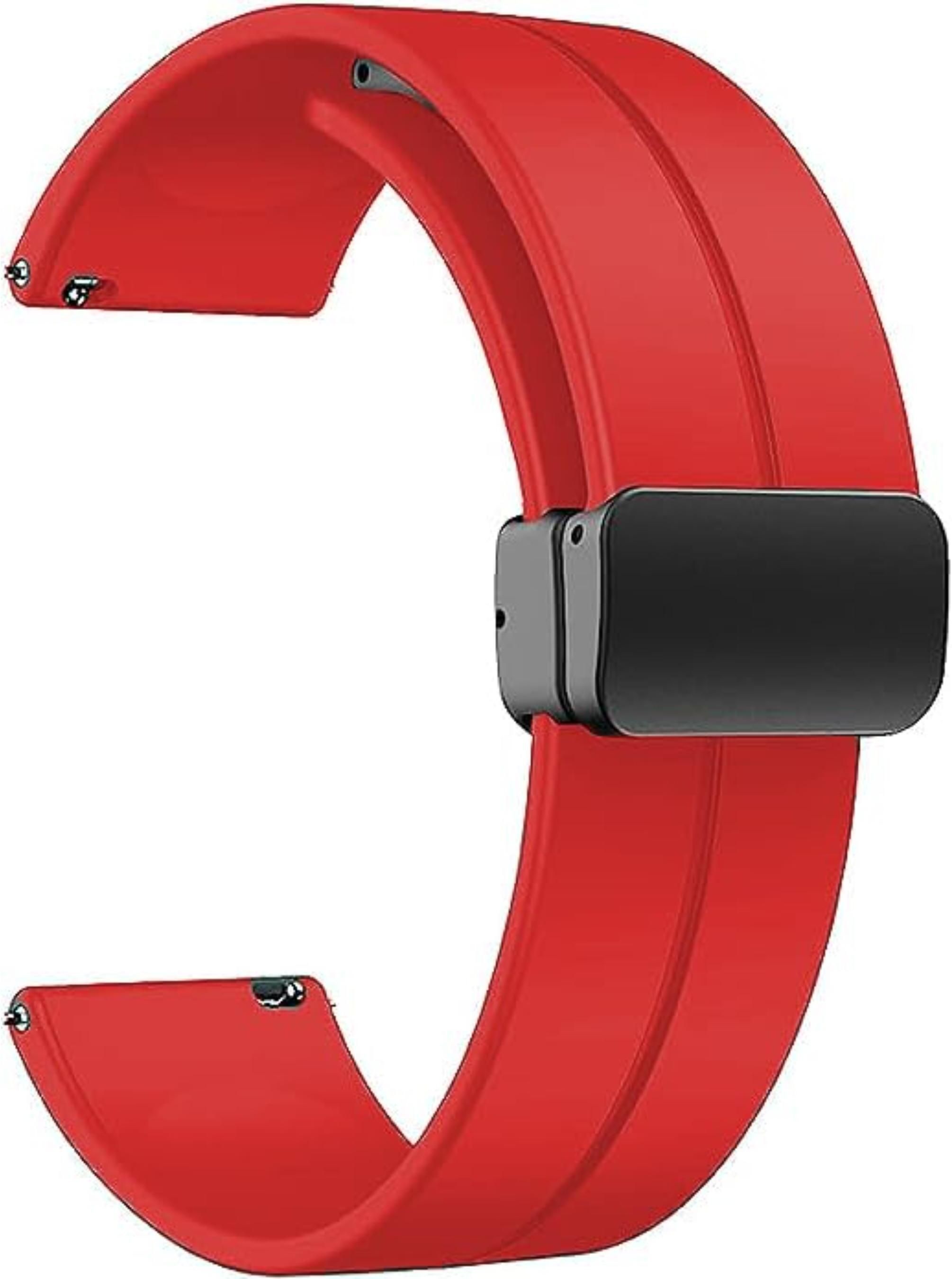 LORENZ MS-RED 22 mm Silicone Watch Strap-image-32