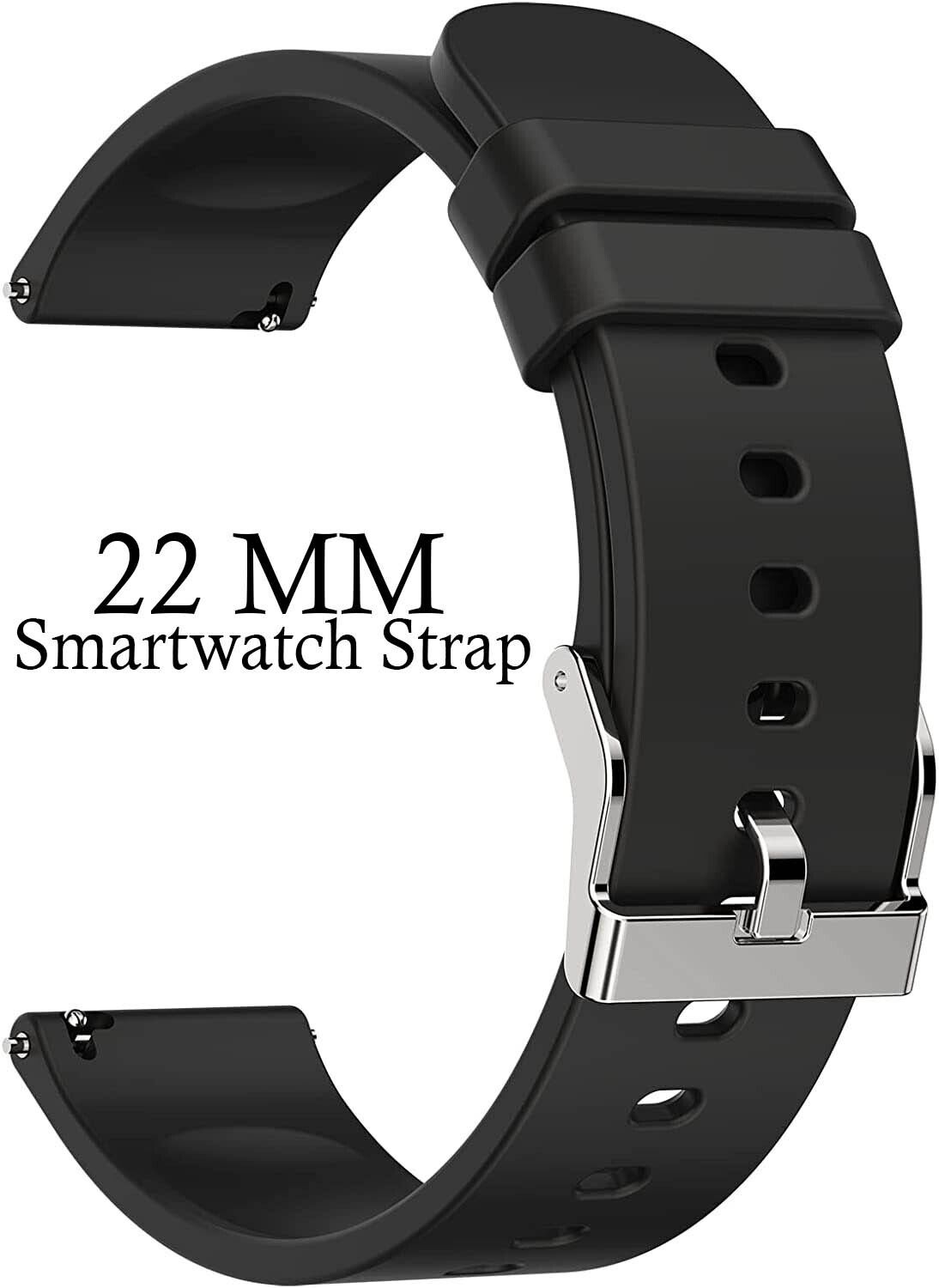 ADAMO all smartwatch & analog wristwatch (list in photo) 22 mm Silicone Watch Strap-picture-24