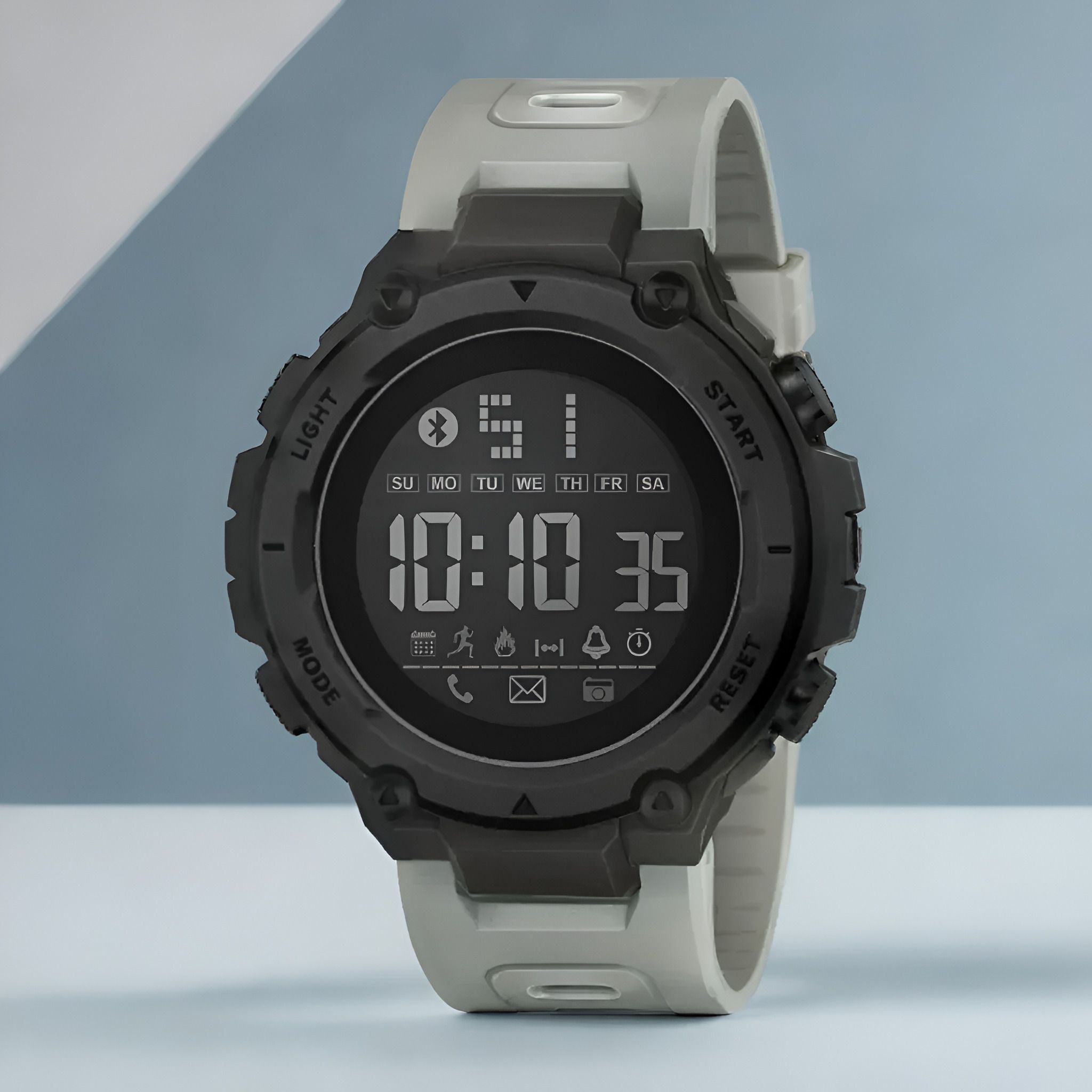 luxurit Black Sports Watch for Men Boys with Backlight Alarm Snooze Stopwatch Digital Watch- For Men LXK-251-picture-26