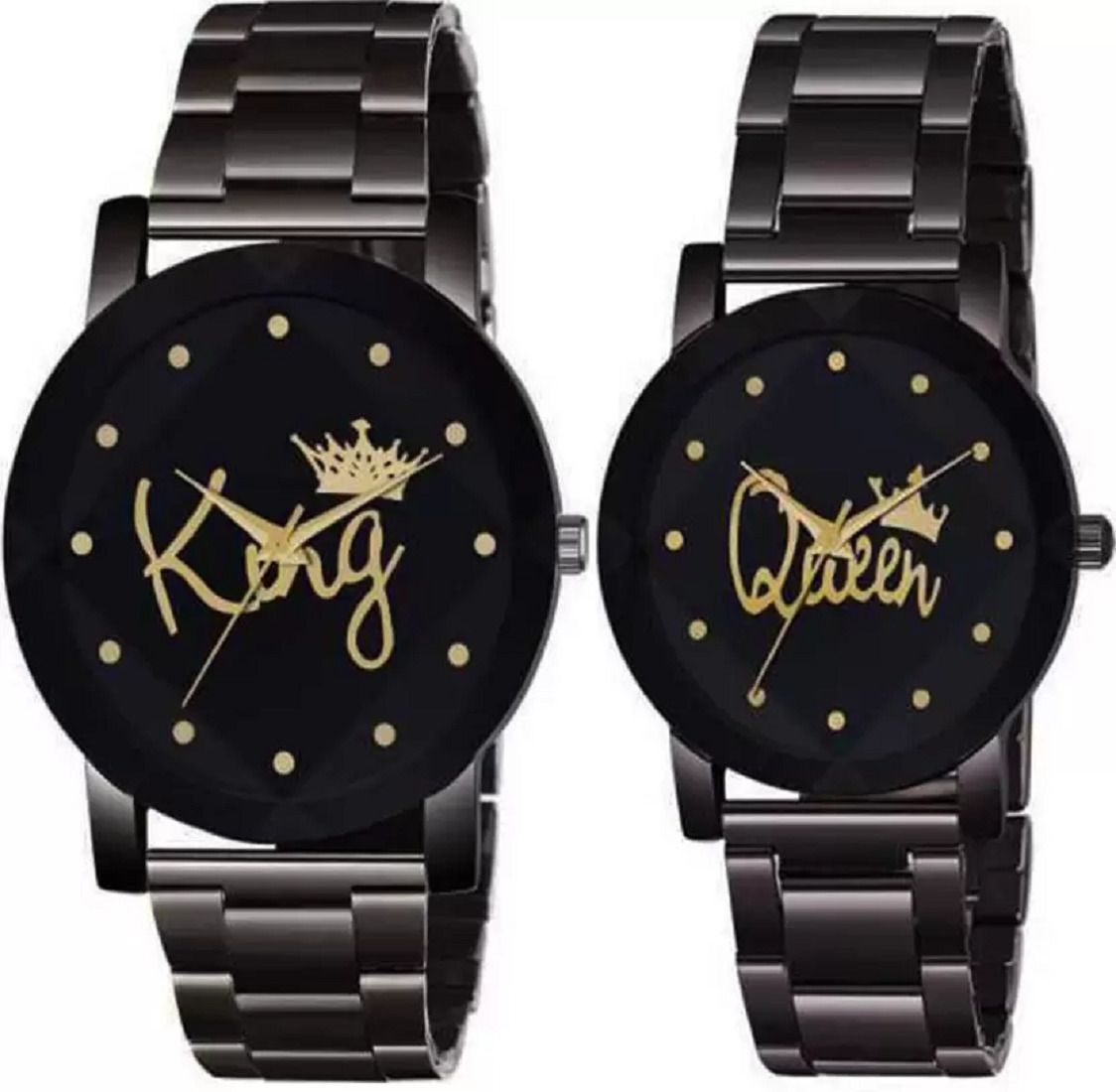 Analog Watch - For Men & Women NEW_FK_King queen chain watch-image-29
