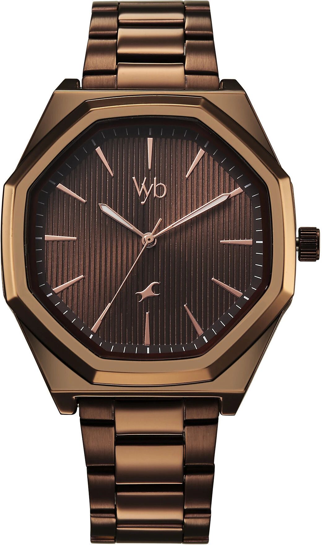 Fastrack Vyb 6.0 Maverick Quartz Brown Shaped Dial Men's Watch / Analog Watch - For Men FV30035QM02W-picture-41