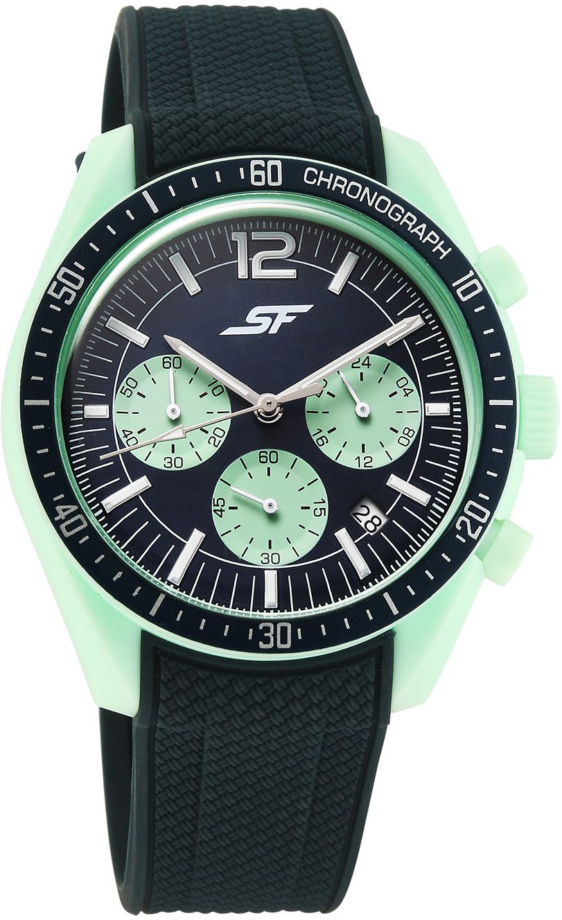 SF Genesis Quartz Multifunction Chronograph Blue Dial Blue Strap Analog Watch - For Men 77186PP01-image-42