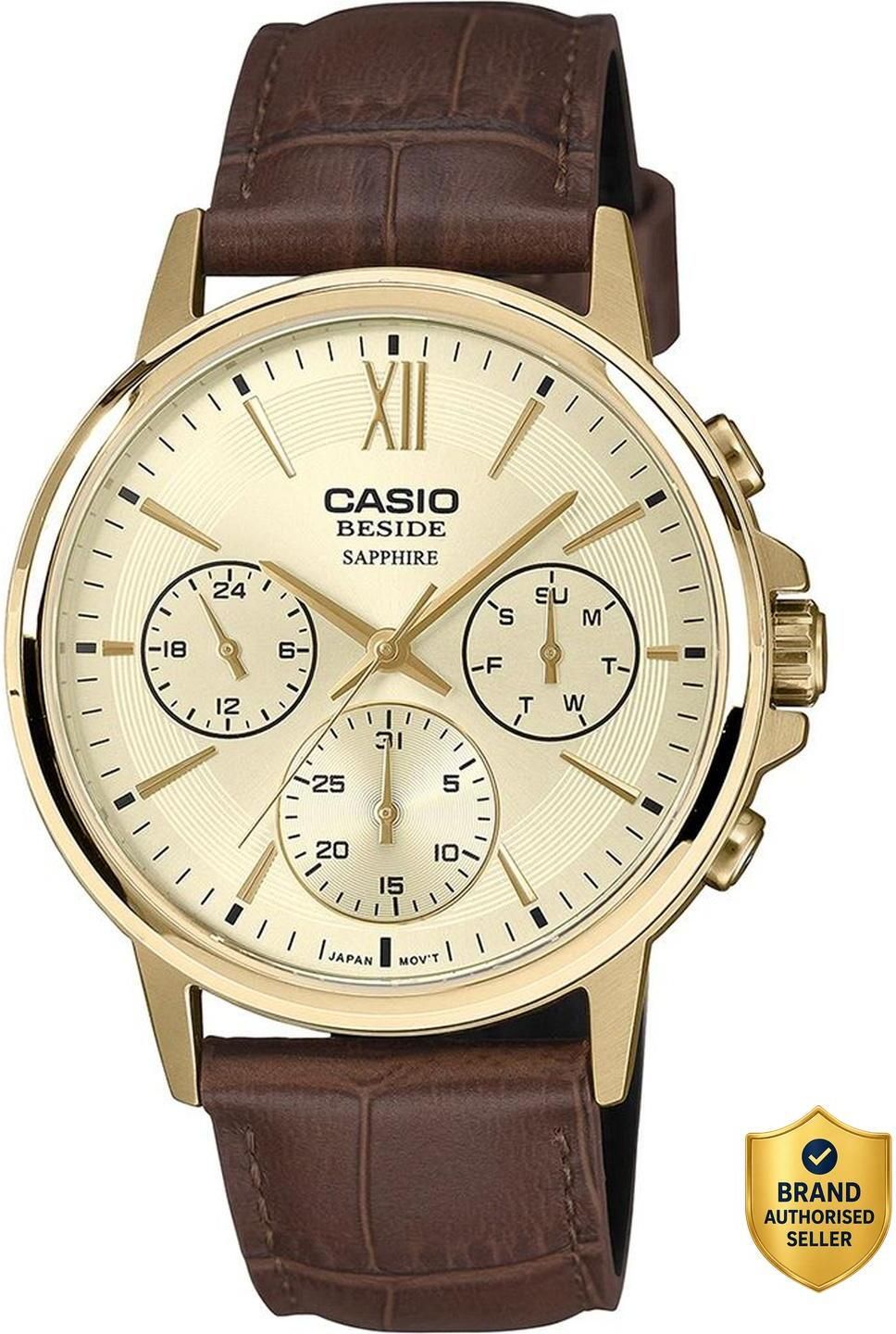 casio BMS-300 Analog Watch - For Men A2543 (BMS-300GL-5AVDF)-picture-5