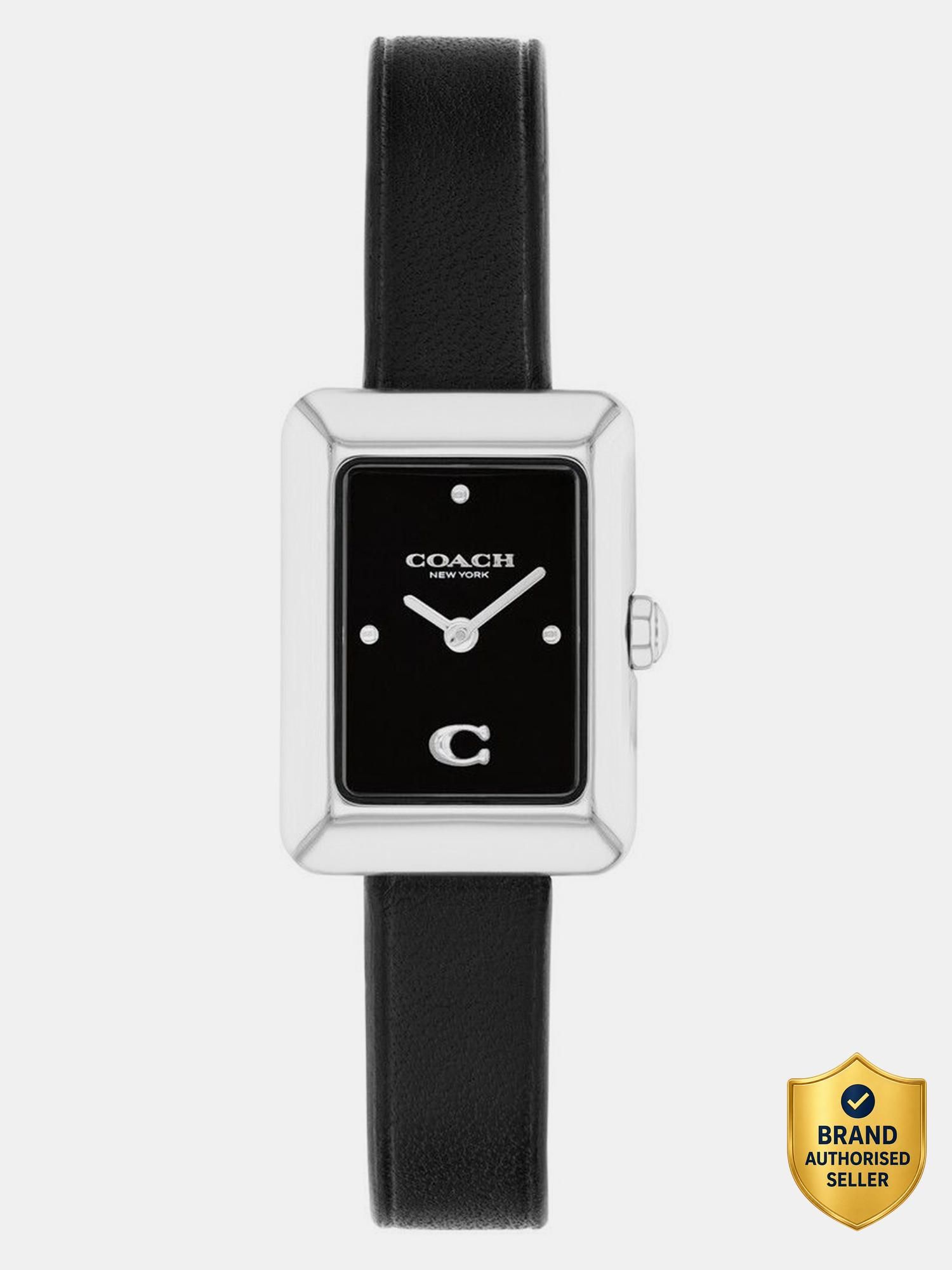 Coach Mara Qtz Basic Mini Black Rectangle Dial Women's Watch - 14504583 Analog Watch - For Women 14504583-picture-12