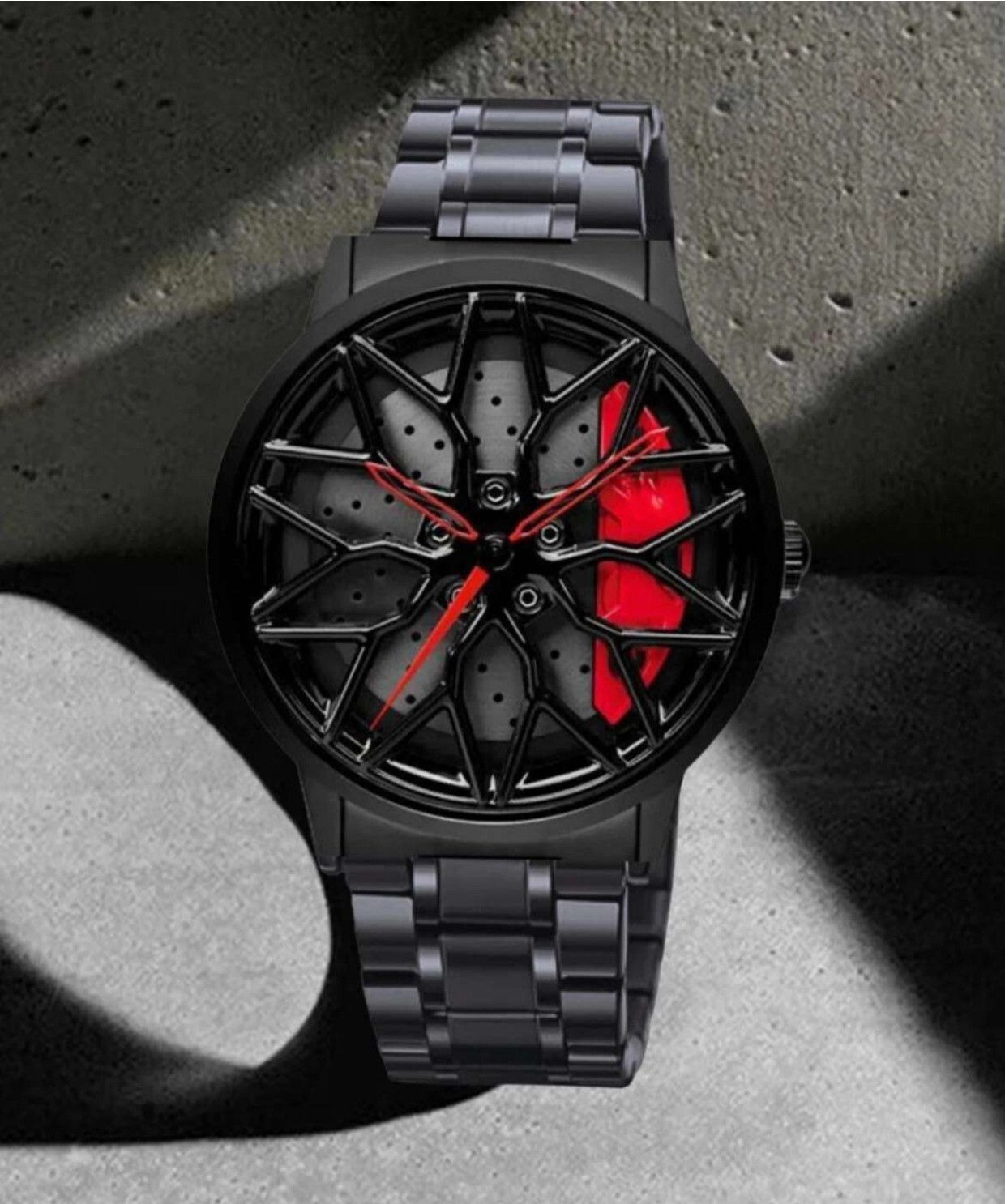 Car wheel watch | Spinning watch | Rotating watch | Red watch Analog Watch Analog Watch - For Men CSW/195-image-12