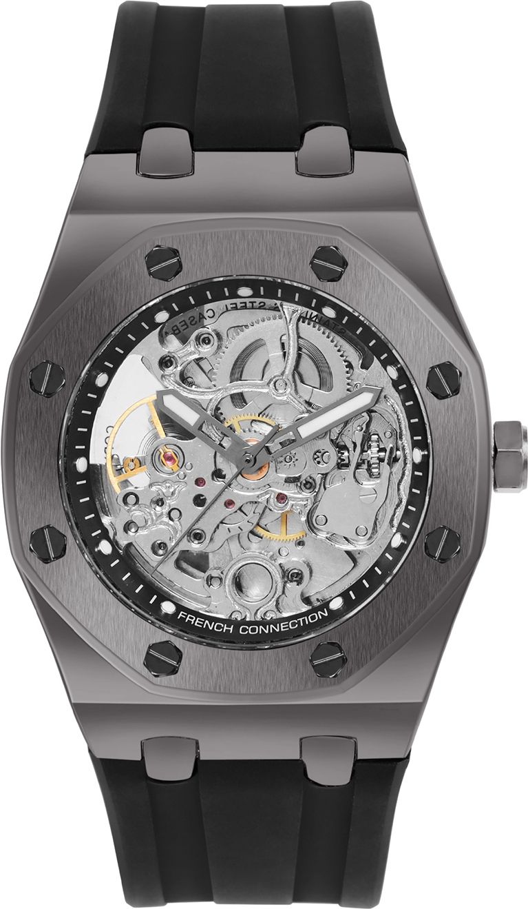 french connection Stellar Skeleton Automatic Analog Watch - For Men FCK2B-picture-16