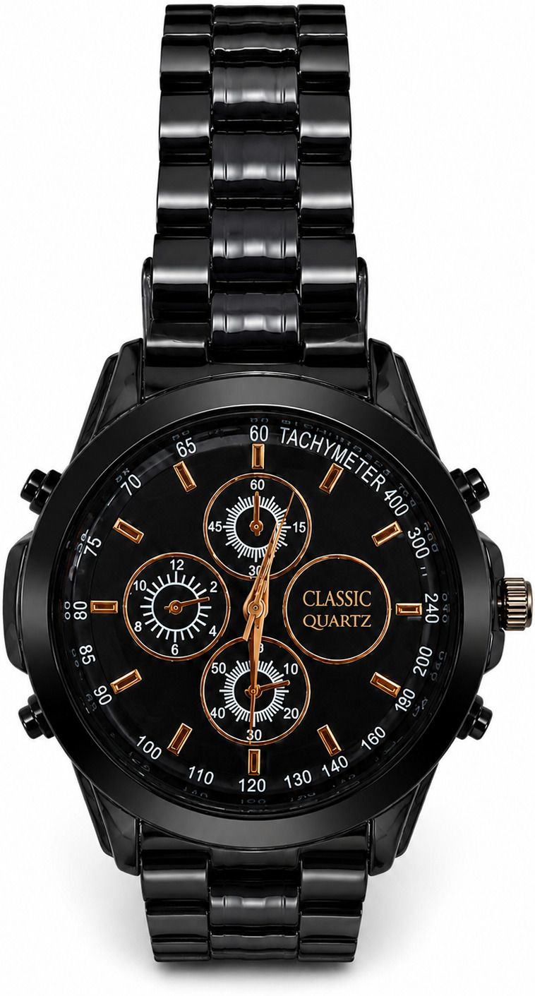 Analog Watch - For Men Black metal strap watch for man-image-41