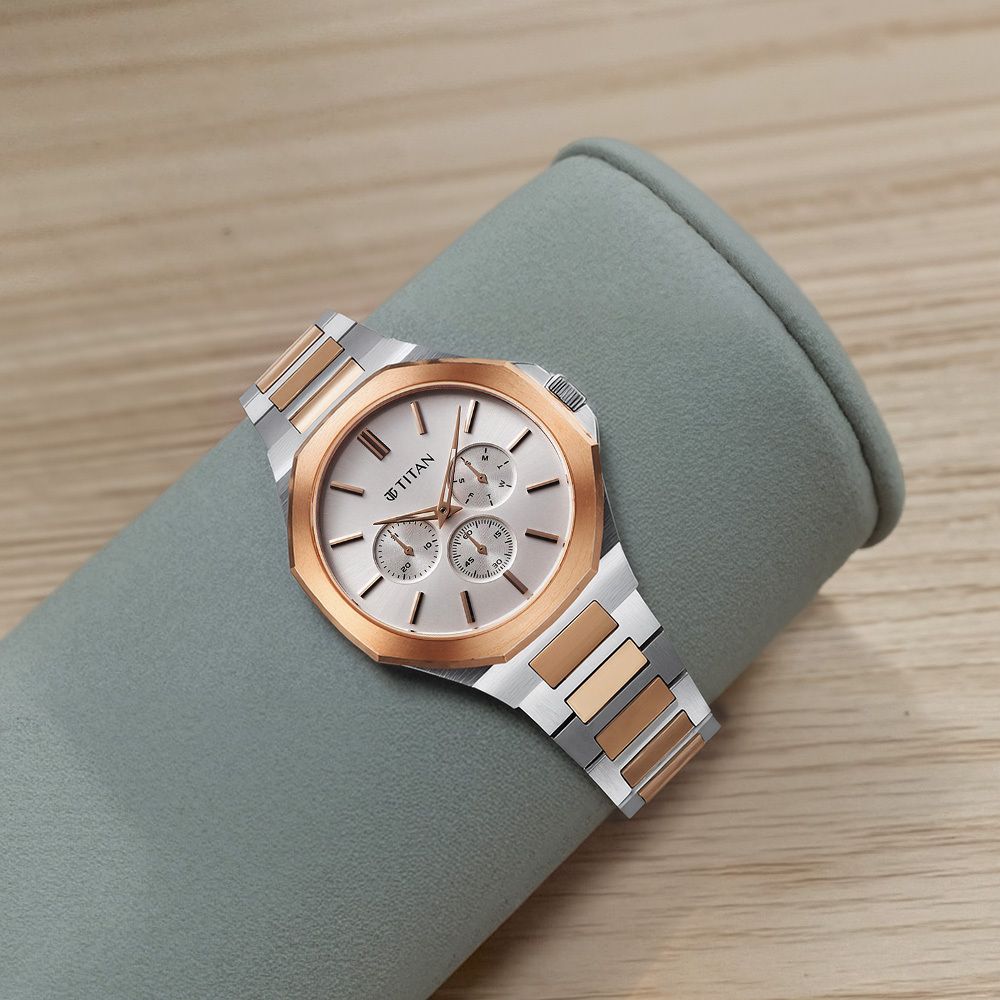 titan Classique Slim Multifuction Analog Watch - For Men NT90198KM01-picture-11