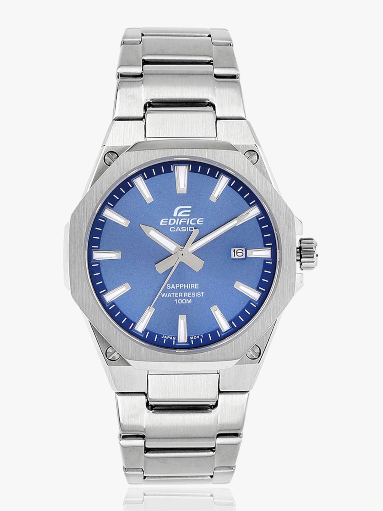 Edifice Blue Dial Silver Stainless Steel Band Analog Watch - For Men ED602 (EFR-S108D-2AVUDF)-image-49