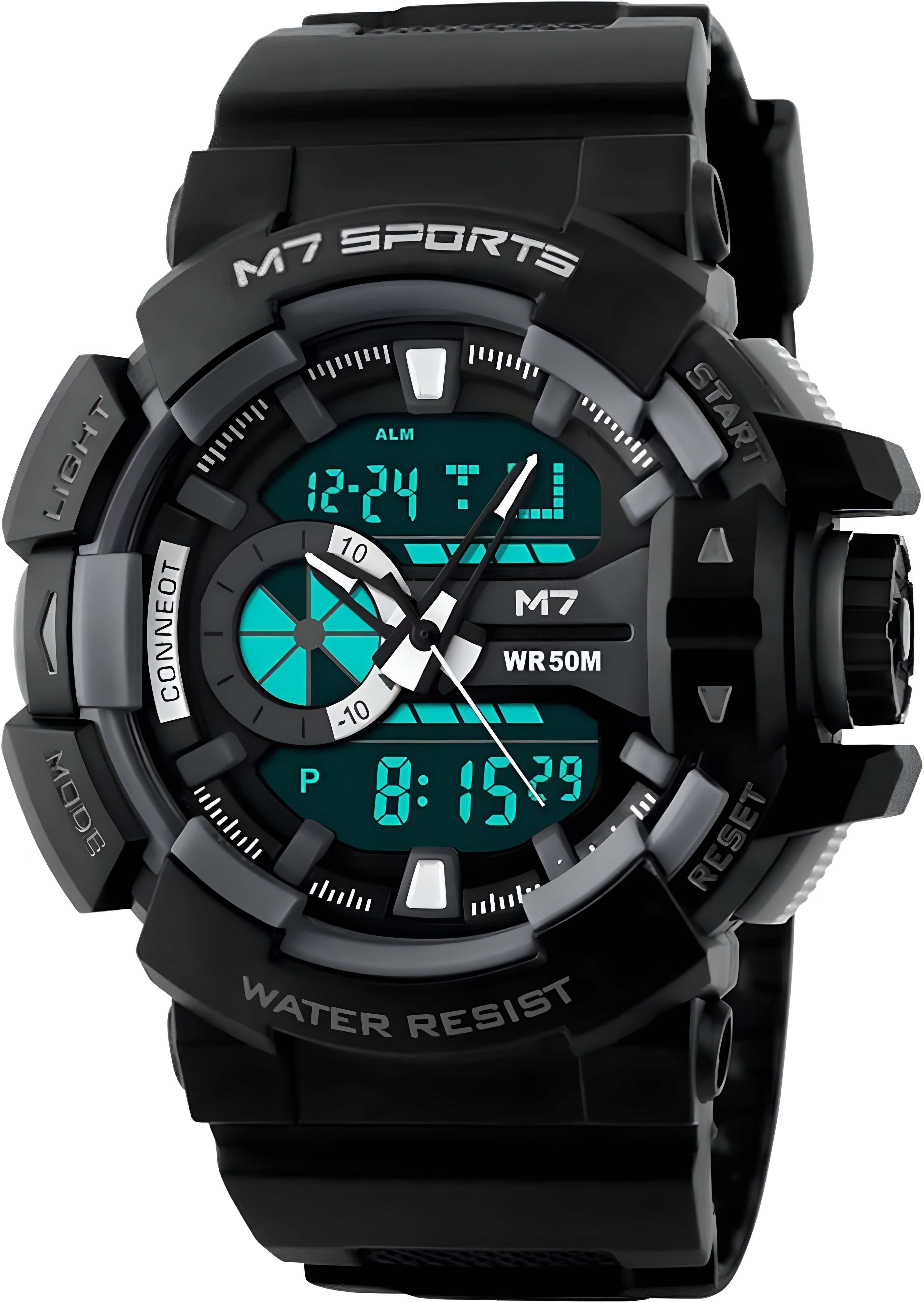 m7 by metronaut CoreShift Series Analog-Digital Watch - For Men M7-2547 CoreShift Black Resin DualMovement OutdoorSport-picture-21
