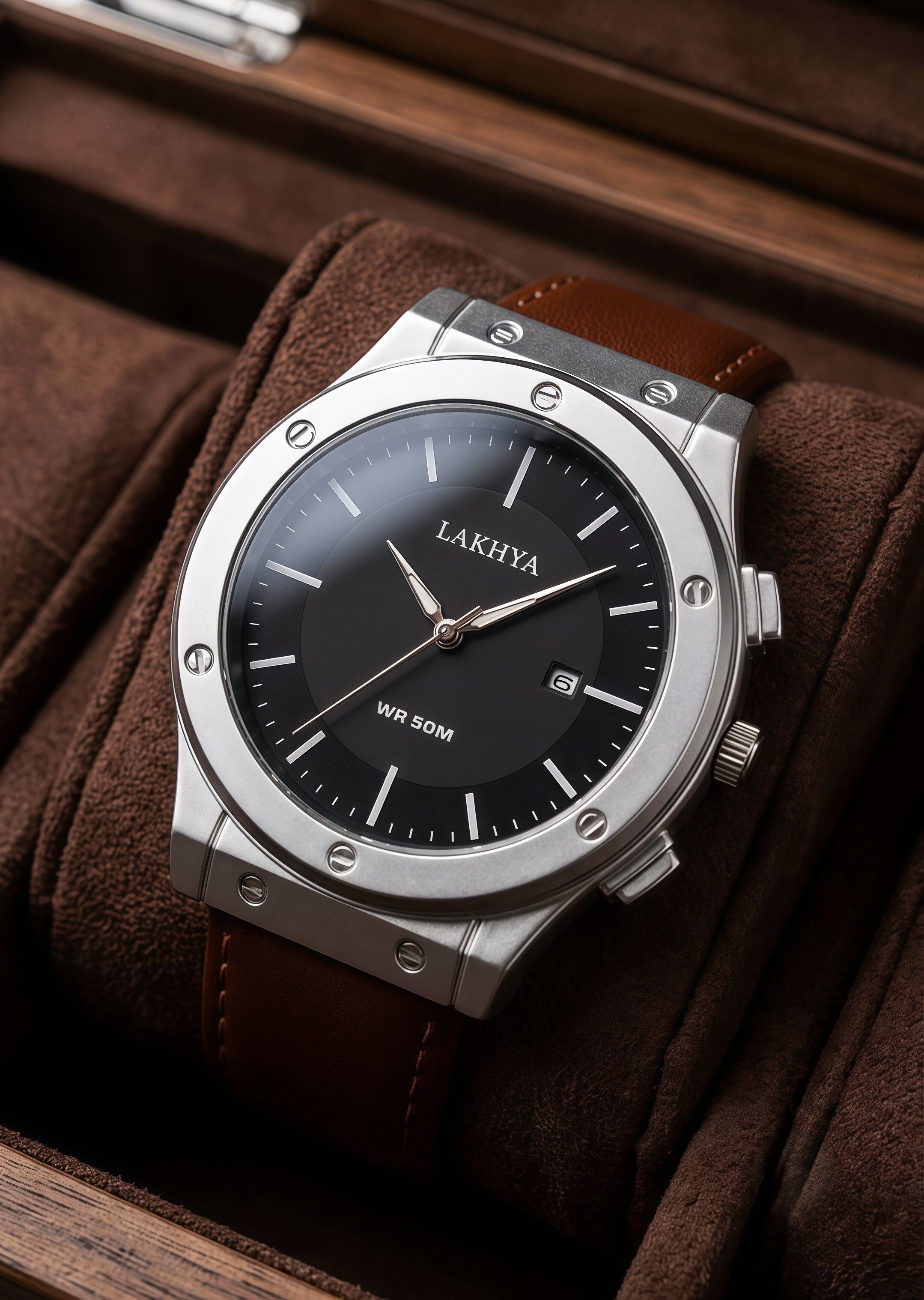 Analog Watch - For Men C_LDR_07_BRN-image-41