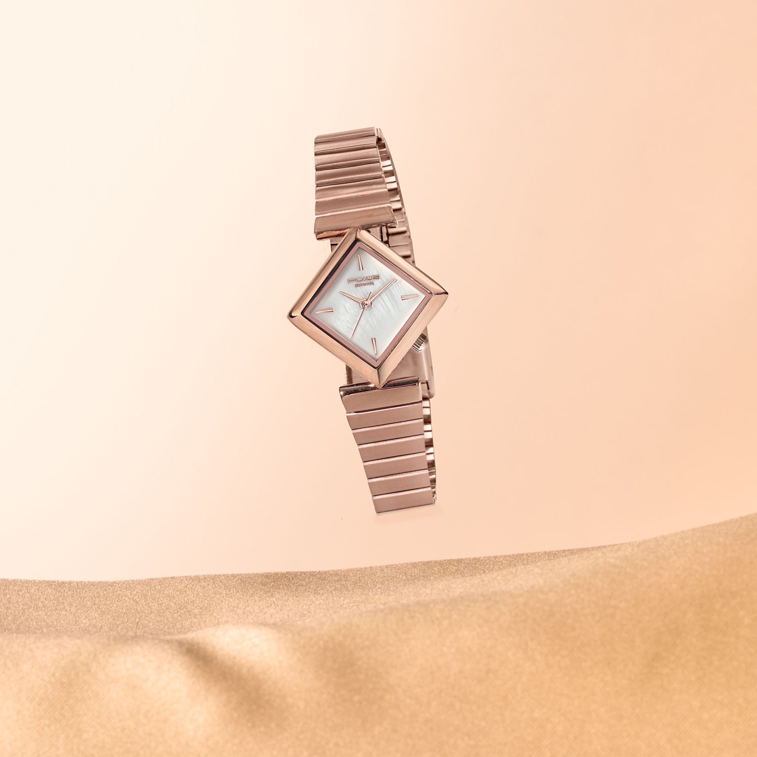 Sonata Poze 7 White MOP Dial Rose Gold Alloy strap Strap Analog Watch - For Women SP80150WM01W-picture-32