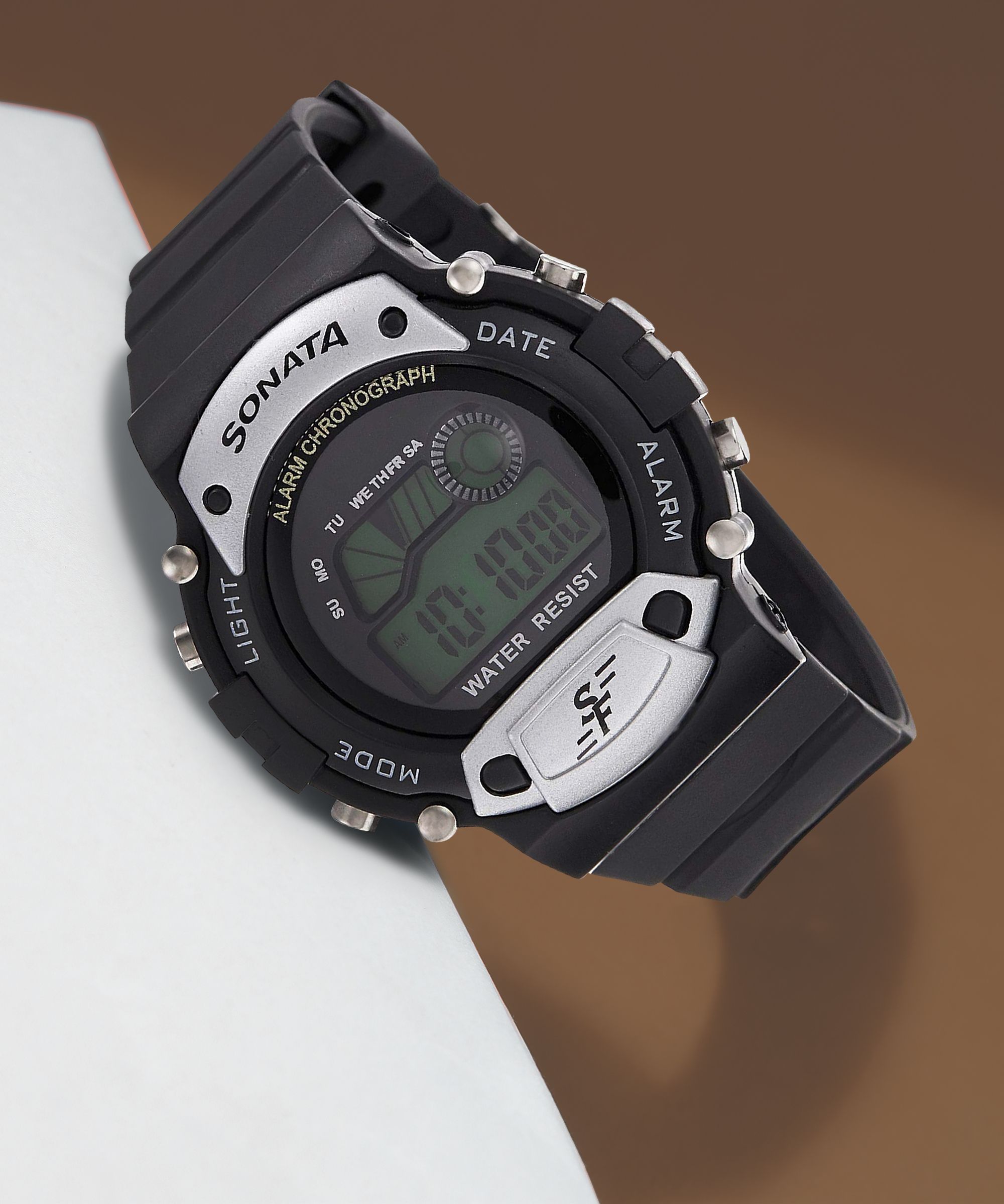 By Sonata Digital Watch - For Men NG7982PP02J-image-45