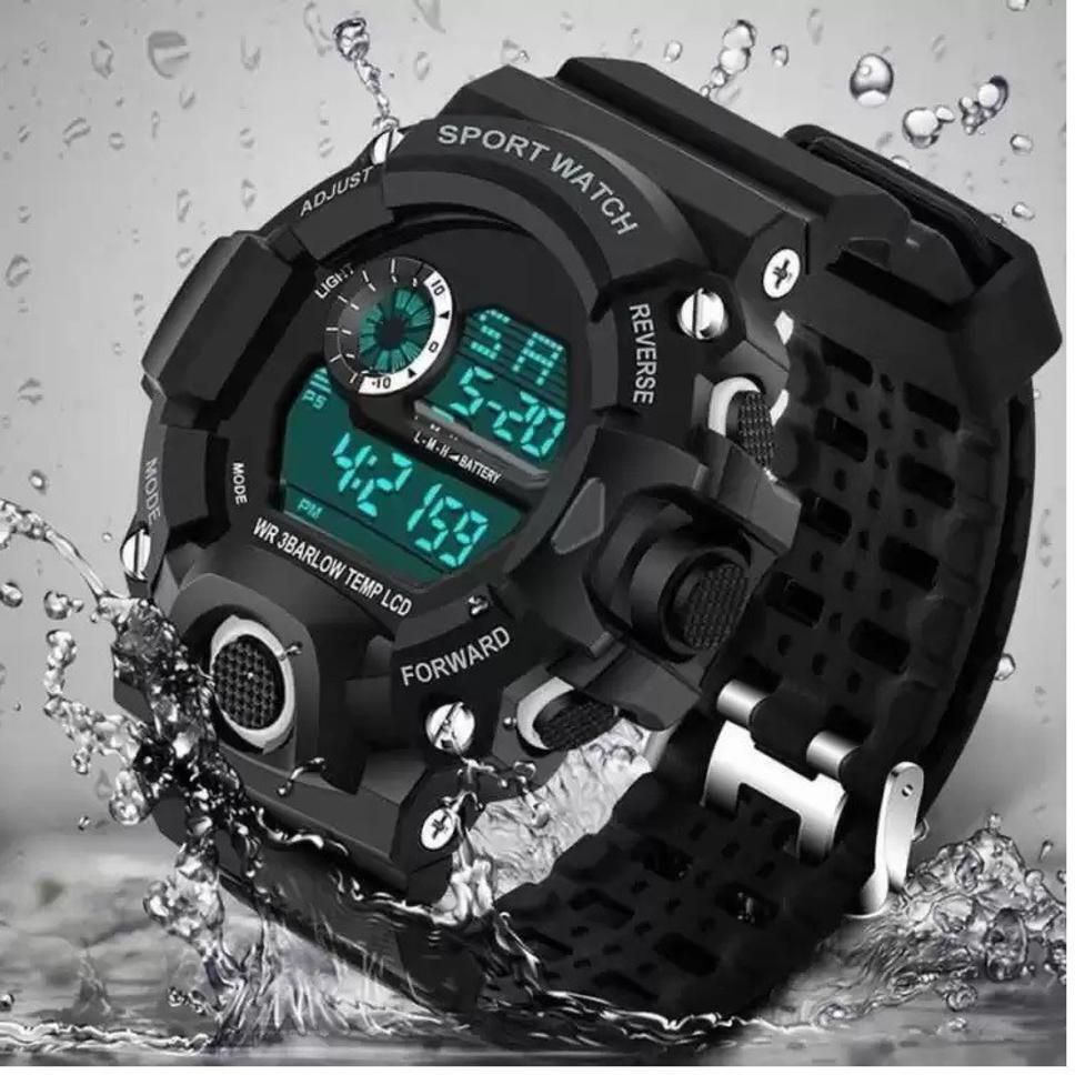 KIDS-G-SPORT LOOK BAND SHOCK CHRONOGRAPH RESISTANCE Digital Watch- For Boys RESISTANCE LUMINOUS-image-16