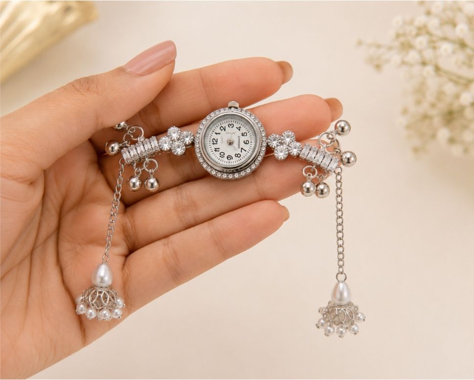 Analog Watch - For Women SILVER WATCH-013-image-43