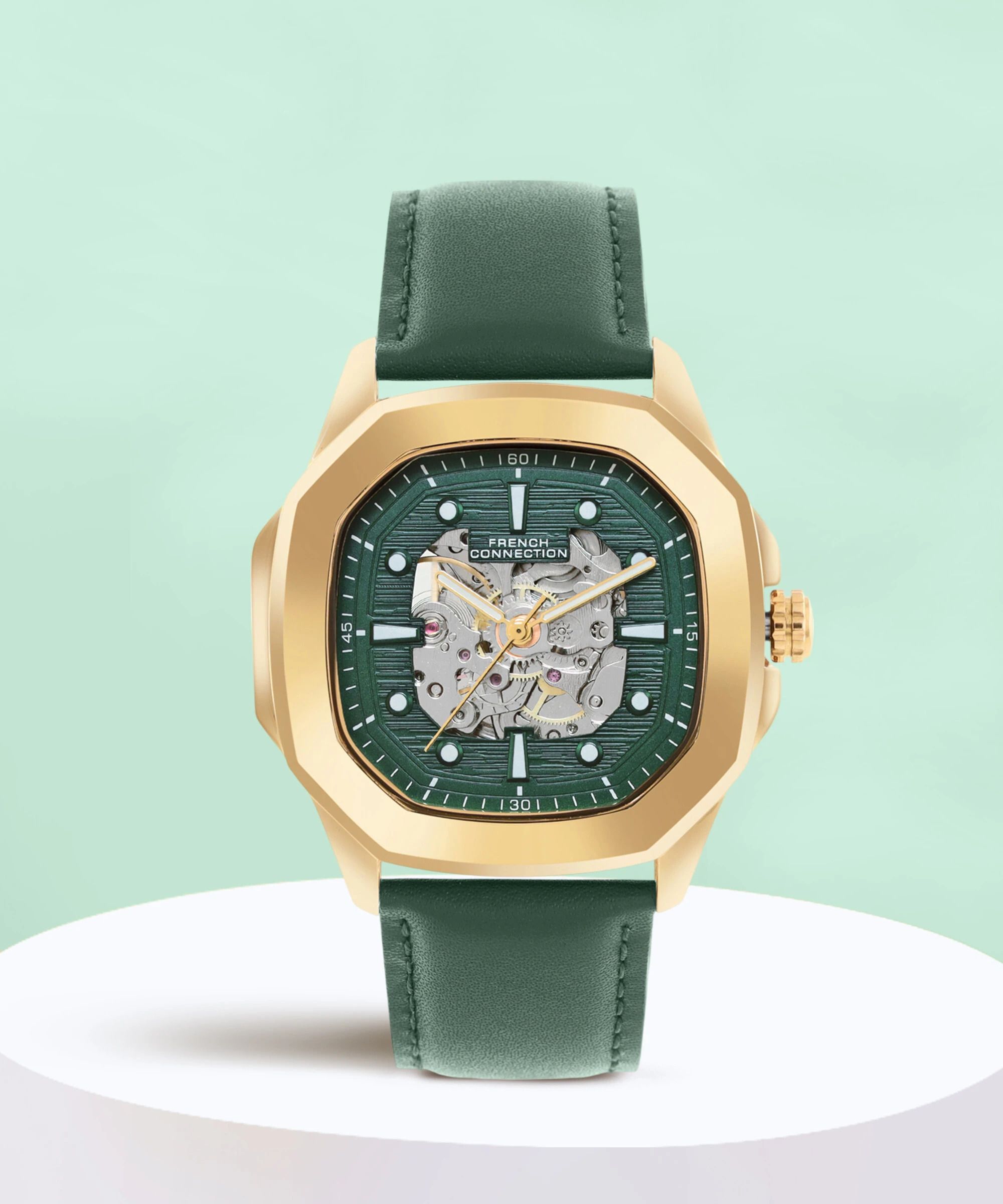 Automatic Watch for Men | Green Dial | Classic & Premium Design" Analog Watch - For Men FCA13NL-image-1