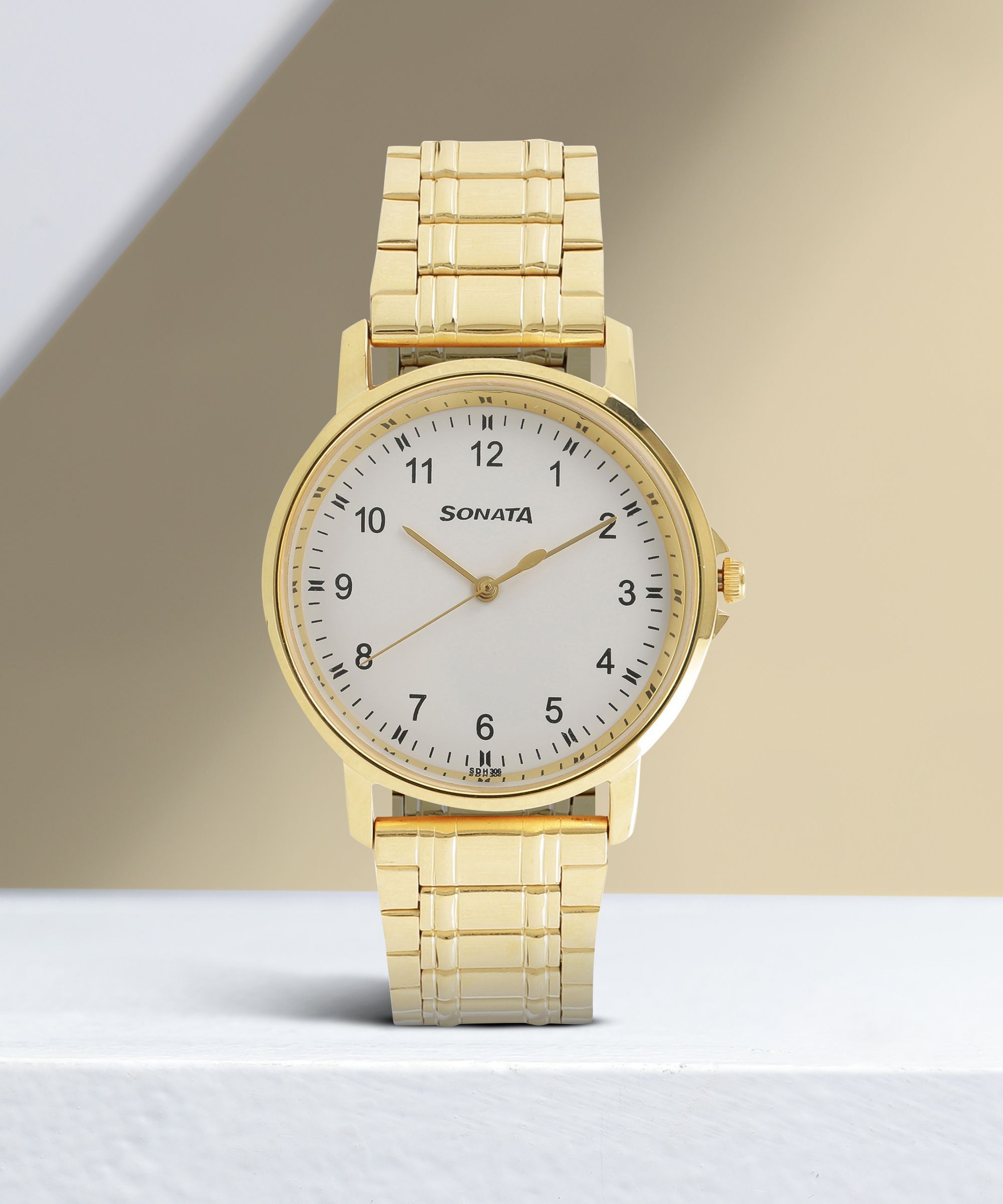Sonata Essential Analog Watch - For Men NT77083YM01-image-7