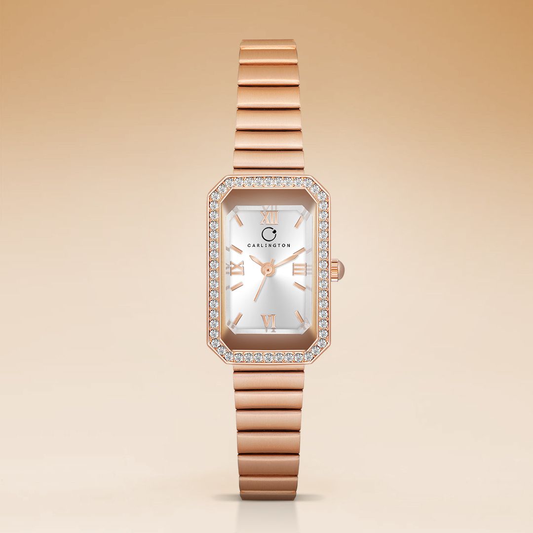 Carlington Iconic Series Premium Ladies Wrist Watches Analog Watch - For Women CT 2032 Rosegold-picture-13