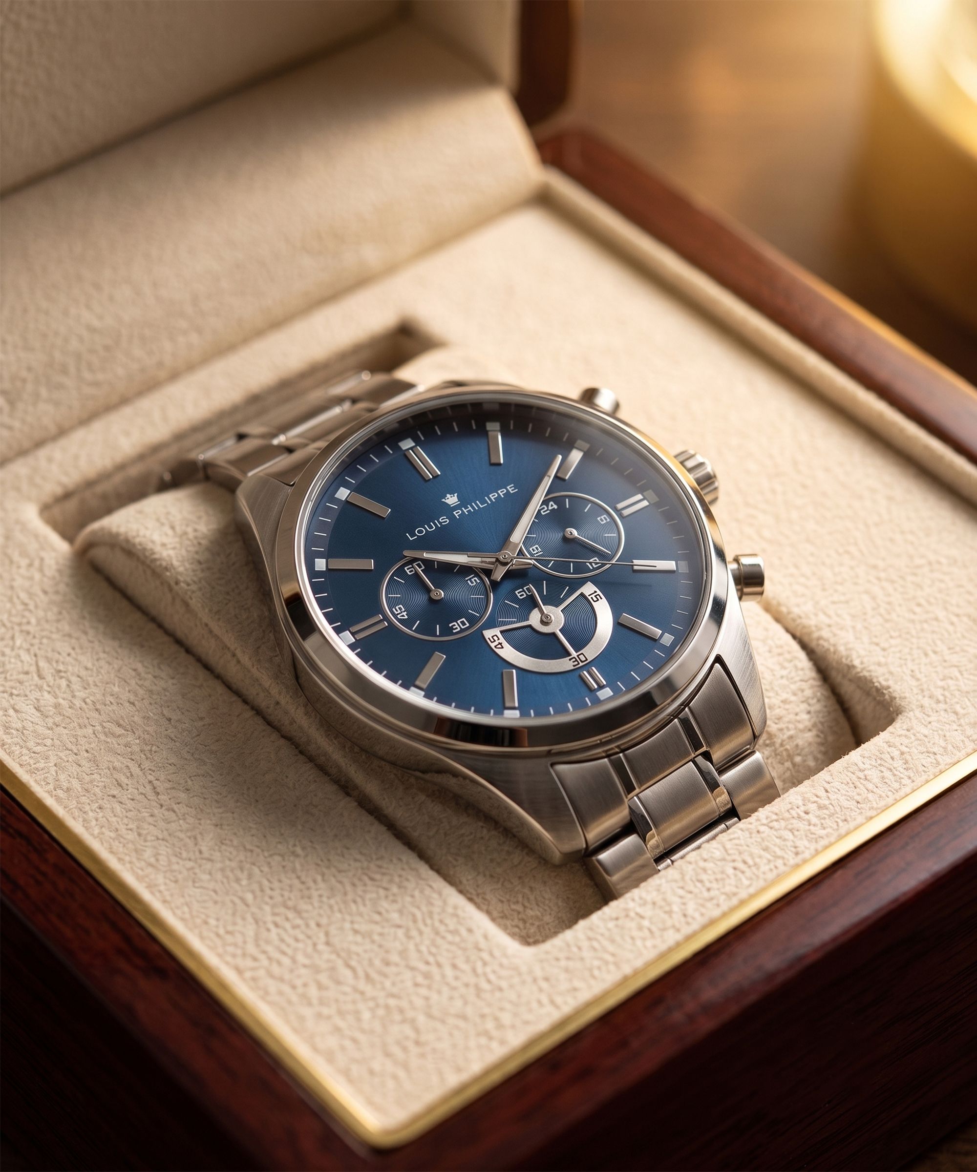louis philippe Chronograph Blue Dial Analog Watch Analog Watch - For Men LP000006C-picture-14
