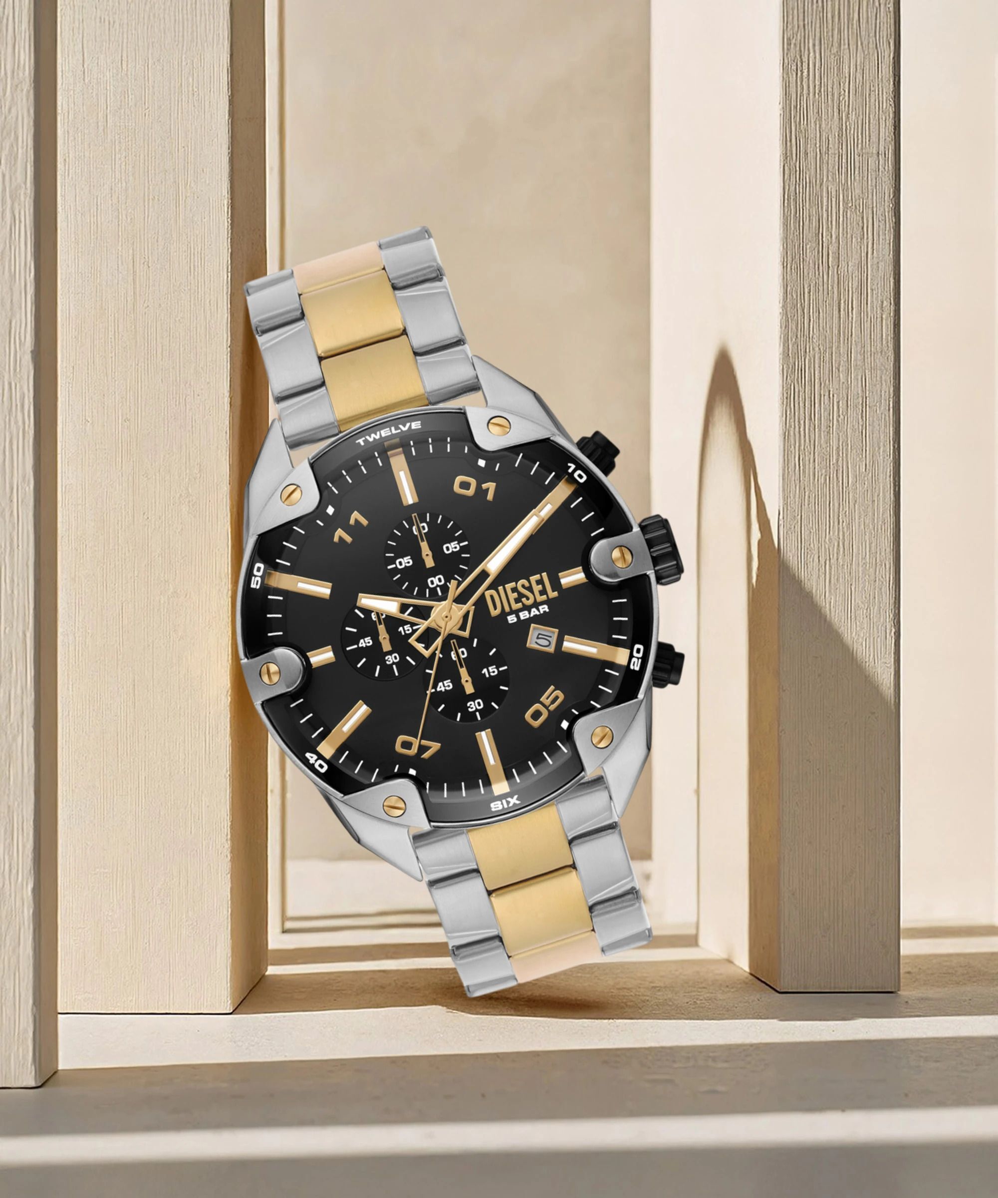 diesel Spiked Analog Watch - For Men DZ4627-picture-26