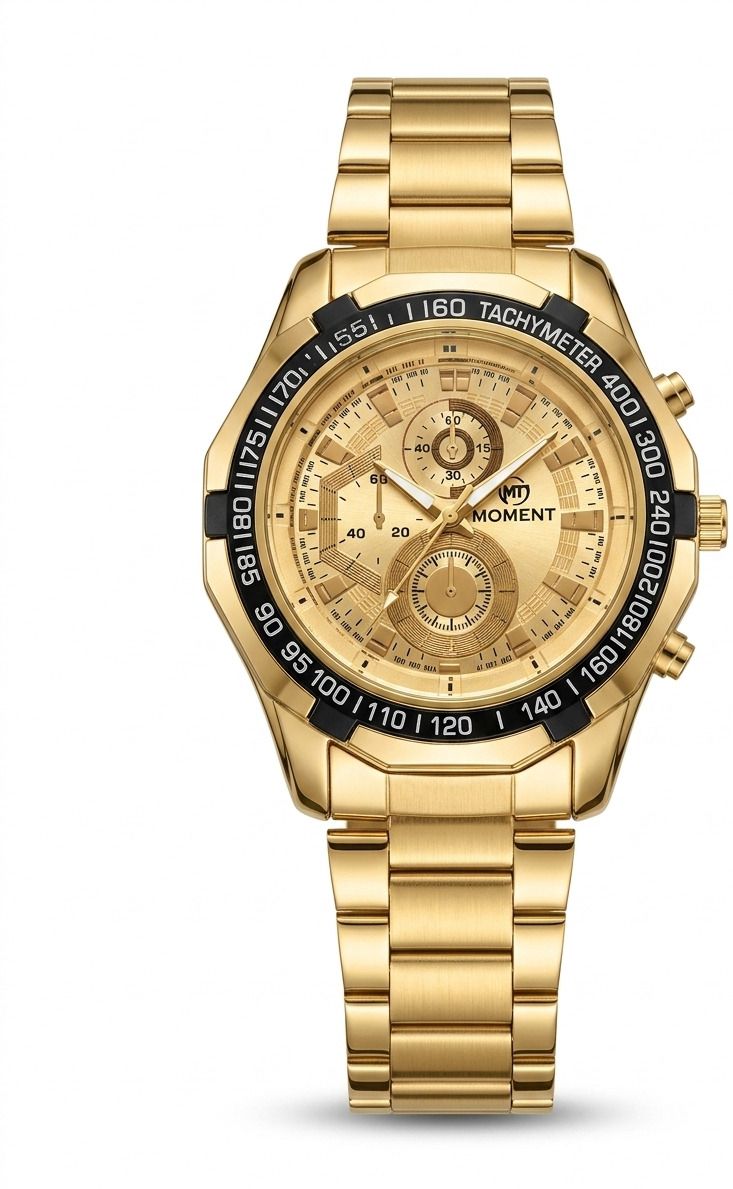 moment Analog Watch - For Men MT-GLD-GLD-CHRO-01-image-0