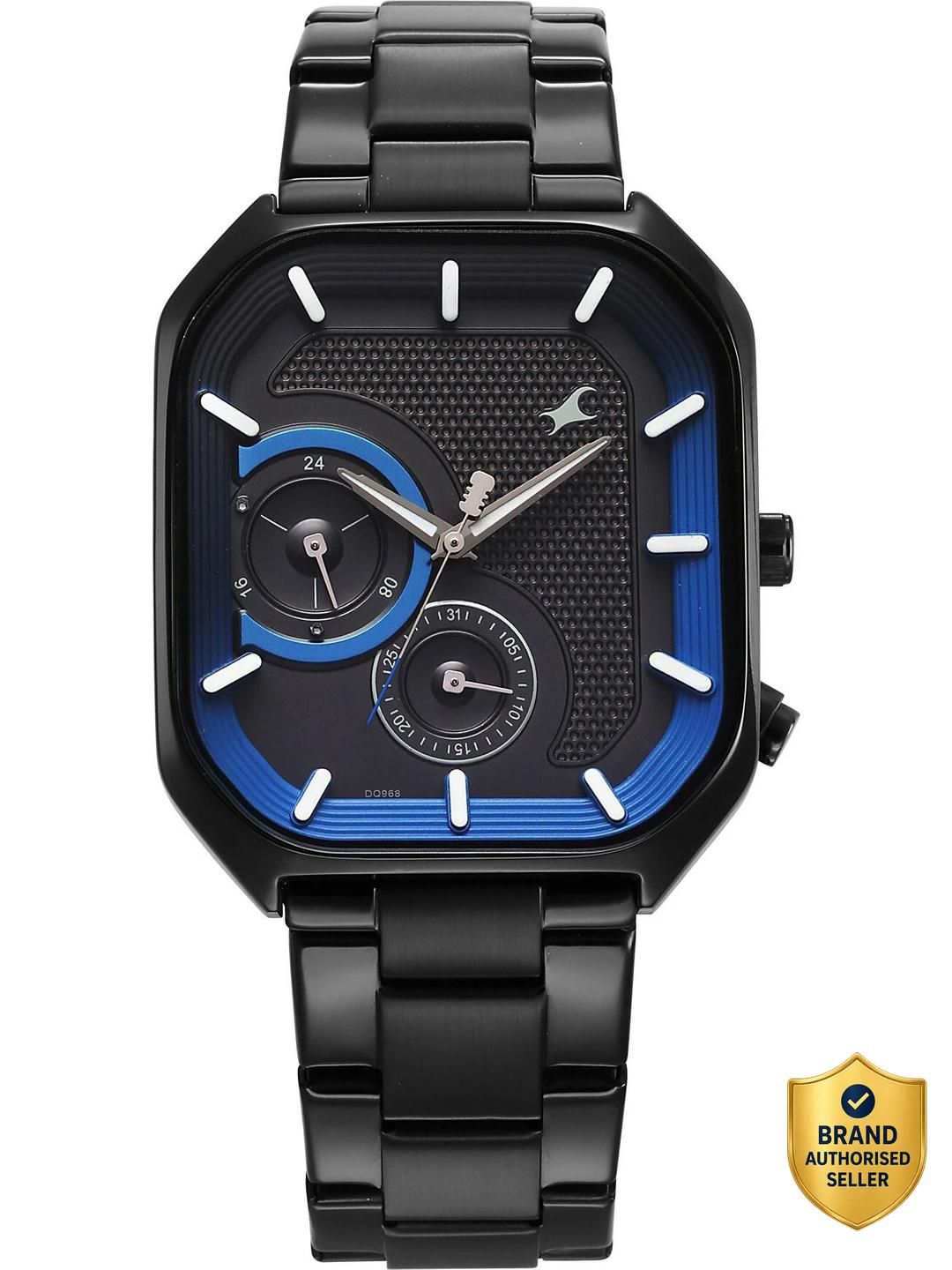 fastrack Groove Multifunction Grey Dial Metal Strap Guy's Watch with Lume indices Analog Watch - For Men 3321NM01,NU3321NM01-picture-24