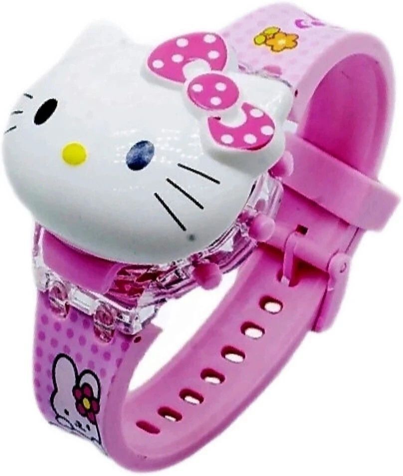 filsfa Hello Kitty With Cute Pink Baby Sunglasses Digital Watch - For Girls NEW_FK_hellow kitty-picture-36