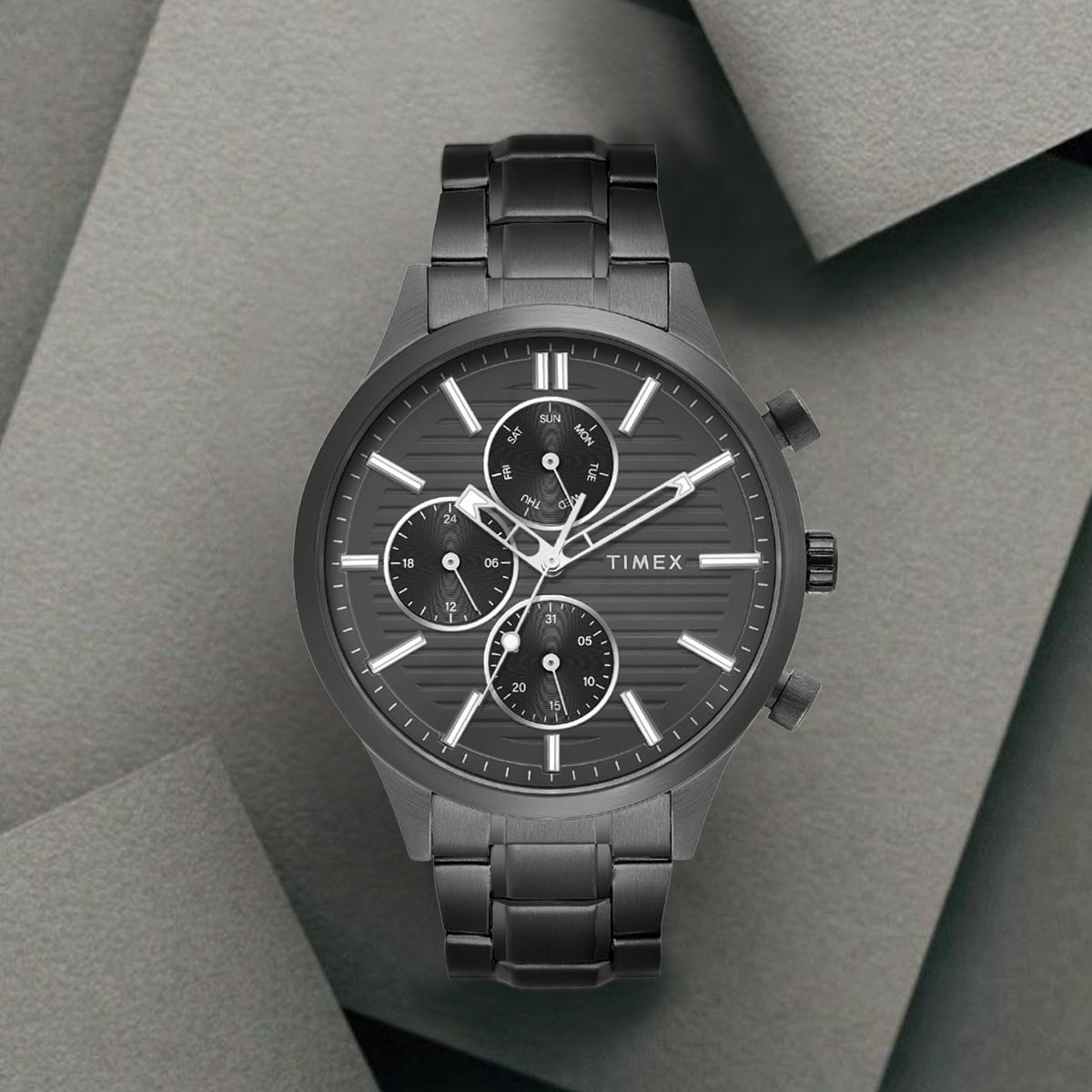 timex Multifunction Grey Dial Analog Watch - For Men TW000T321-picture-19
