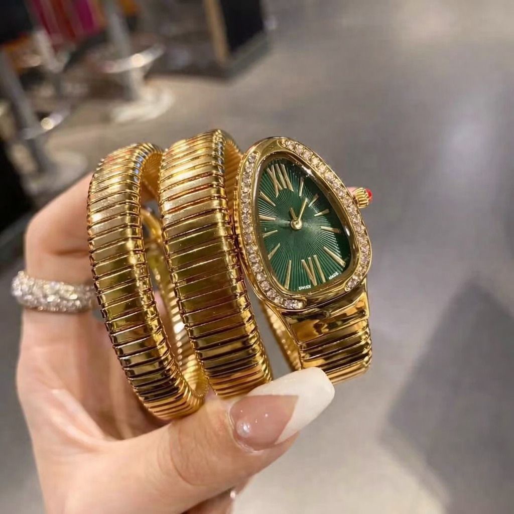 thehotpickz Snake Watch Analog Watch - For Women Snake Watch (Green Dial)-picture-23