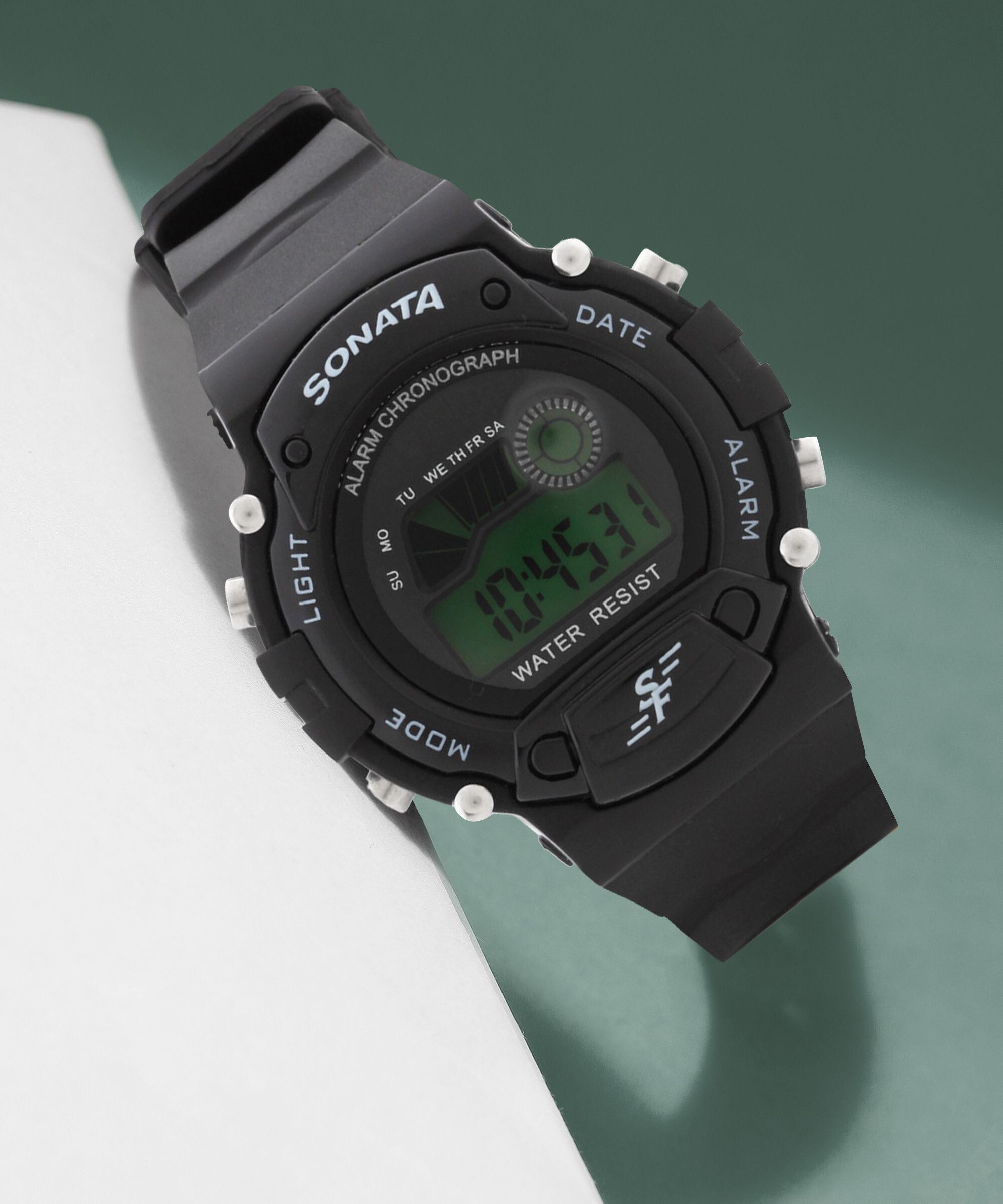 By Sonata Digital Watch - For Men NT7982PP03-picture-0