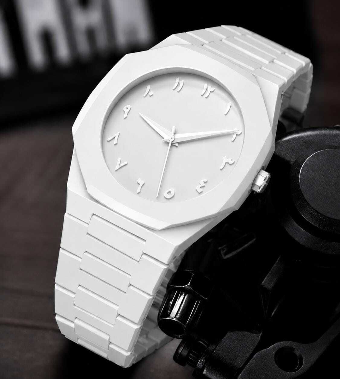 Trendy Mens White Arabic Numeral Dial Wrist Watch Analog Watch - For Men Premium Men Wrist Watch-image-33