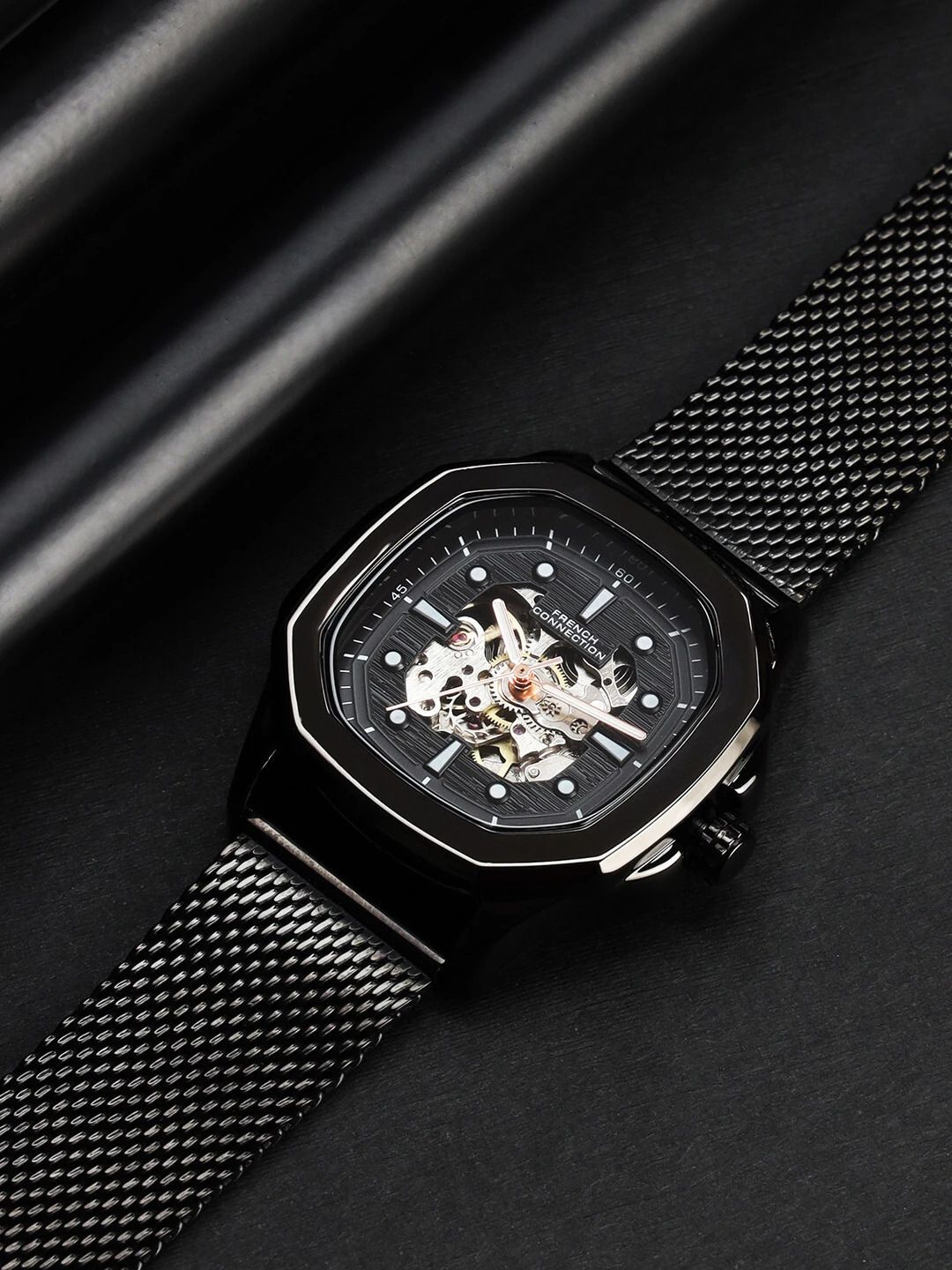 Automatic Watch for Men | Black Dial | Classic & Premium Design" Analog Watch - For Men FCA13BM-image-11