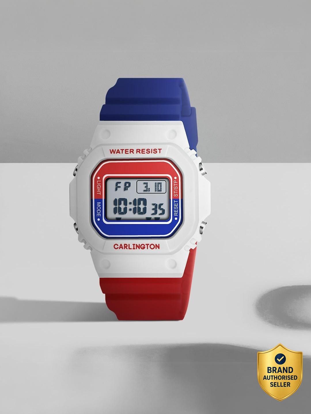 Carlington Kids series Multi Function Working Digital Watch - For Boys & Girls 718 White-image-13
