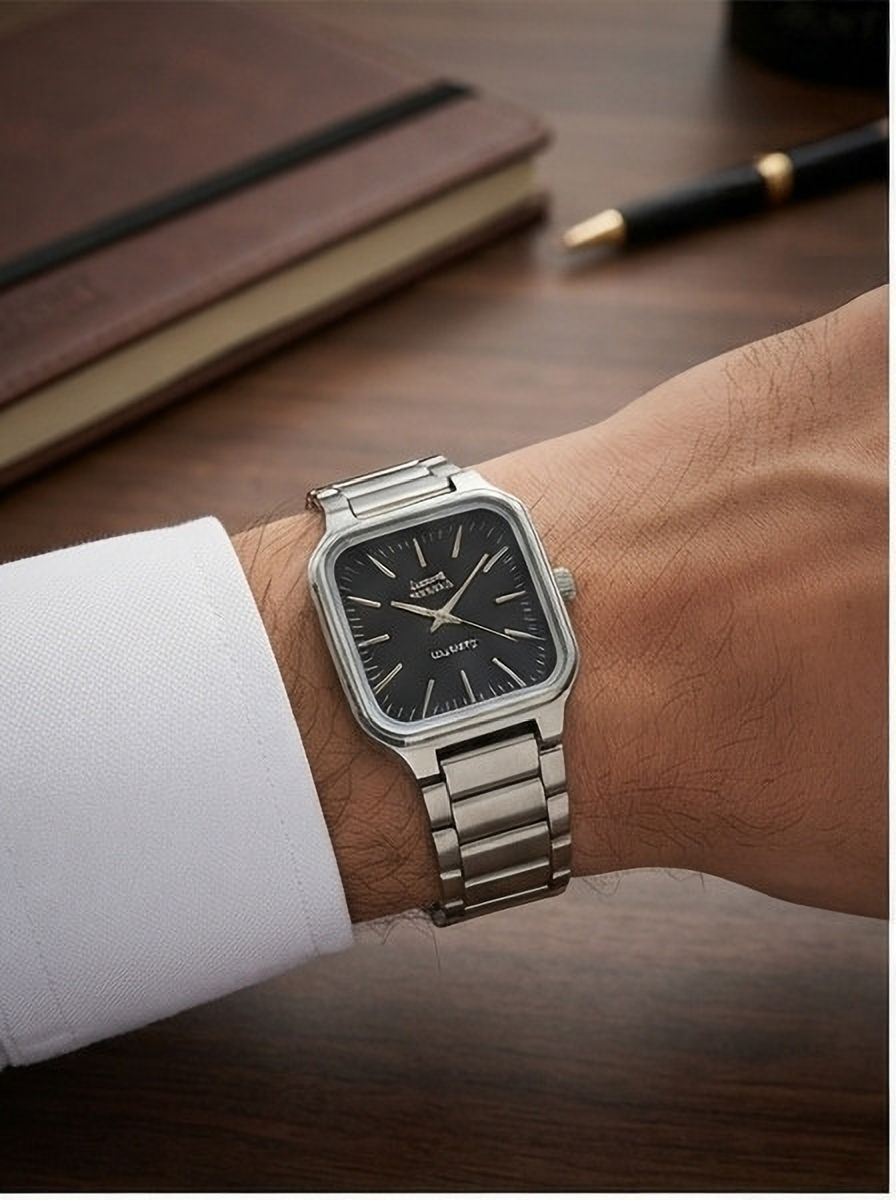 Original Solid Silver Plated Funtioning - For Men with Day and Date Display 14.1 Analog Watch - For Men & Women Original Solid Silver Plated Funtioning - For Men with Day and Date Display--image-22
