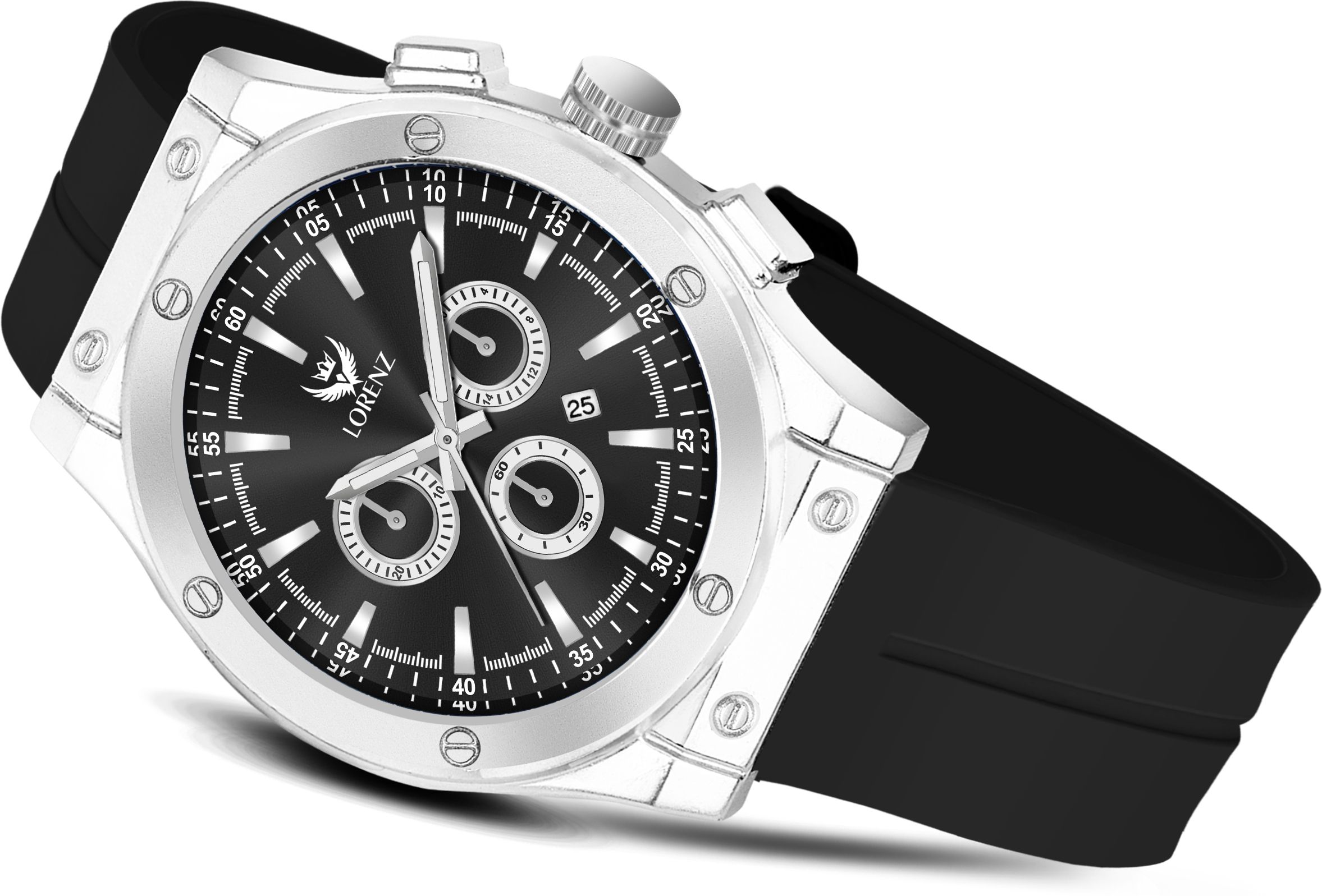 lorenz Date Dial Analog Watch with Blue Magnetic Lock Strap Analog Watch- For Men MK-4087R-picture-28