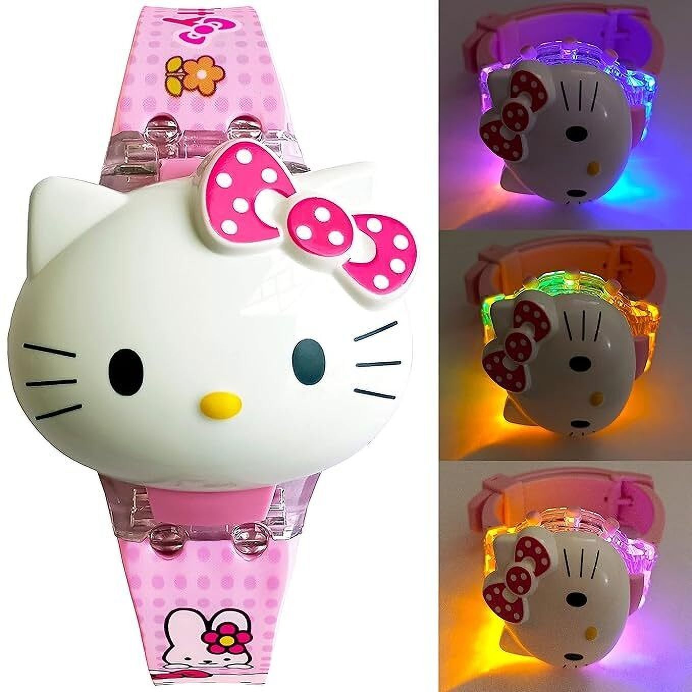 filsfa Watch for Kids Led Glowing Light with Music Tune and Protective Digital Watch - For Girls NEW_FK_MUSIC HELOW KITY 1P-picture-14