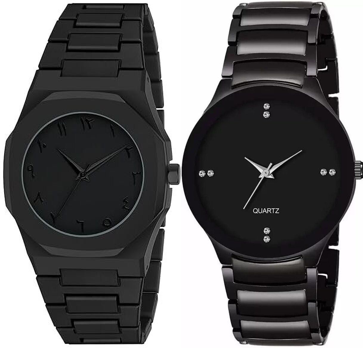 pepperstyle Premium Analog Quartz Wrist Watch Analog Watch - For Men Aura Black_Full Black Men IIk-picture-12