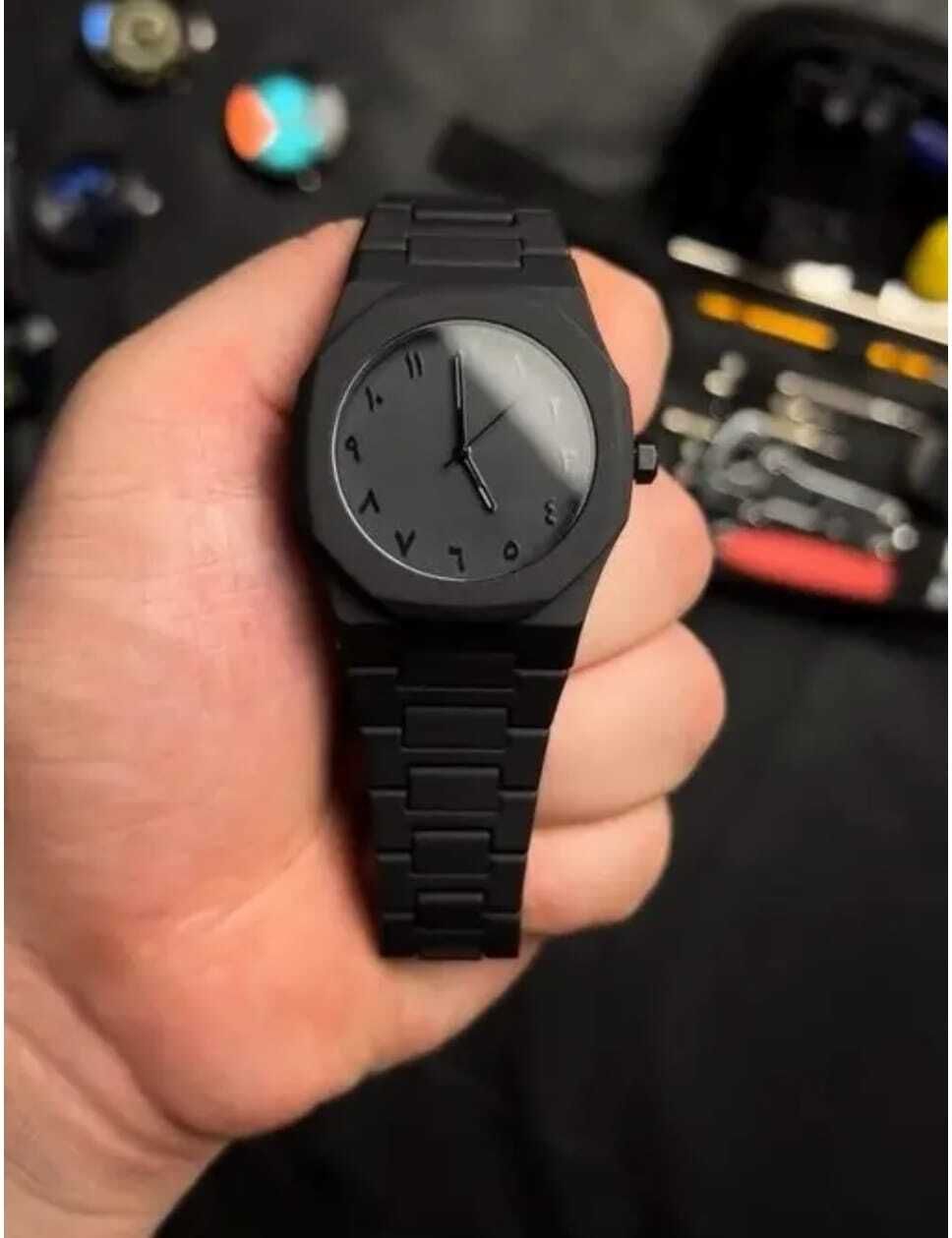 v enterprise gwalior Classic Black Edition Analog Watch - For Boys & Girls Mat black watch 3-picture-12