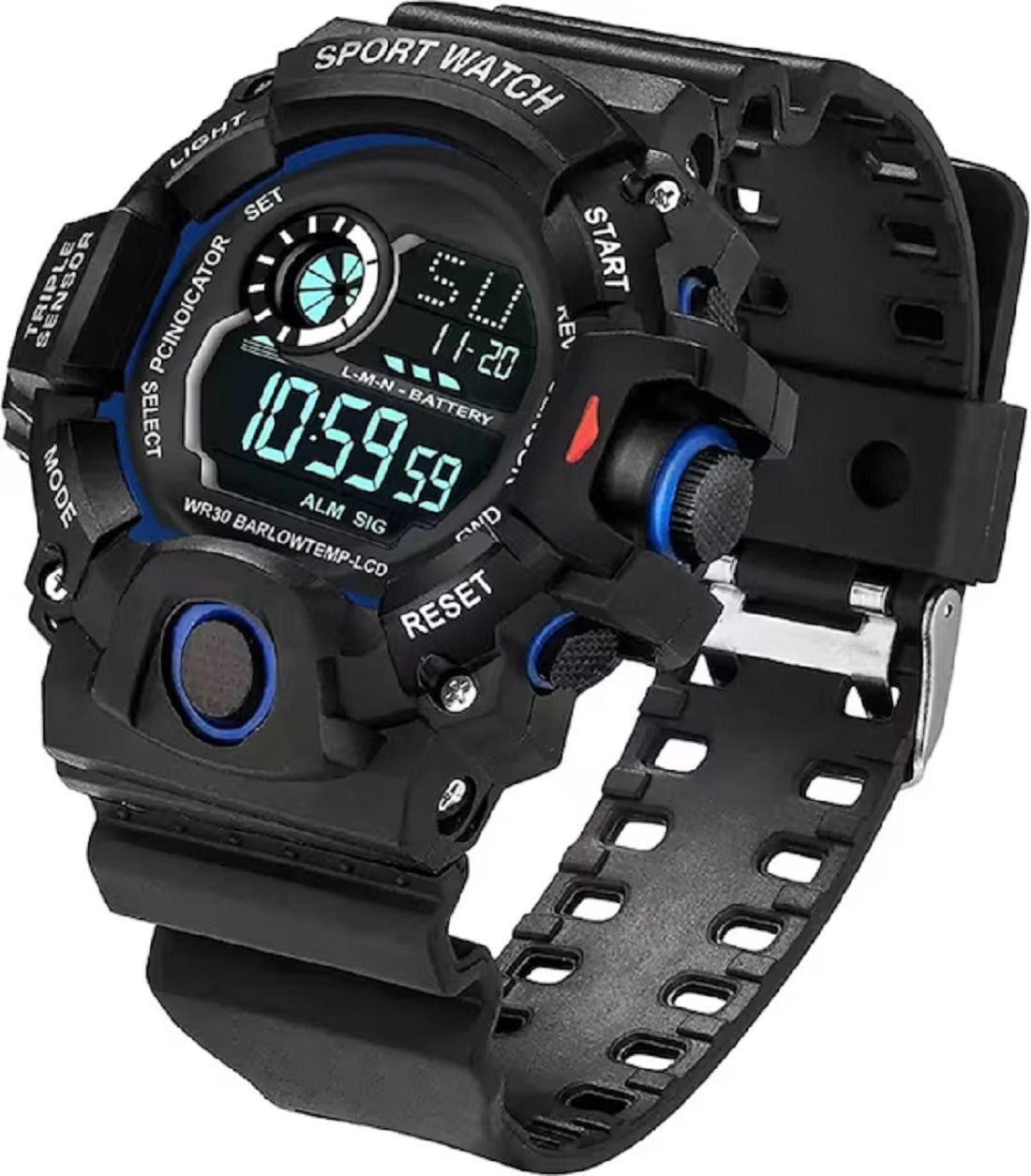Digital Watch - For Men NEW_FK_G-s Blue 1pc-image-0