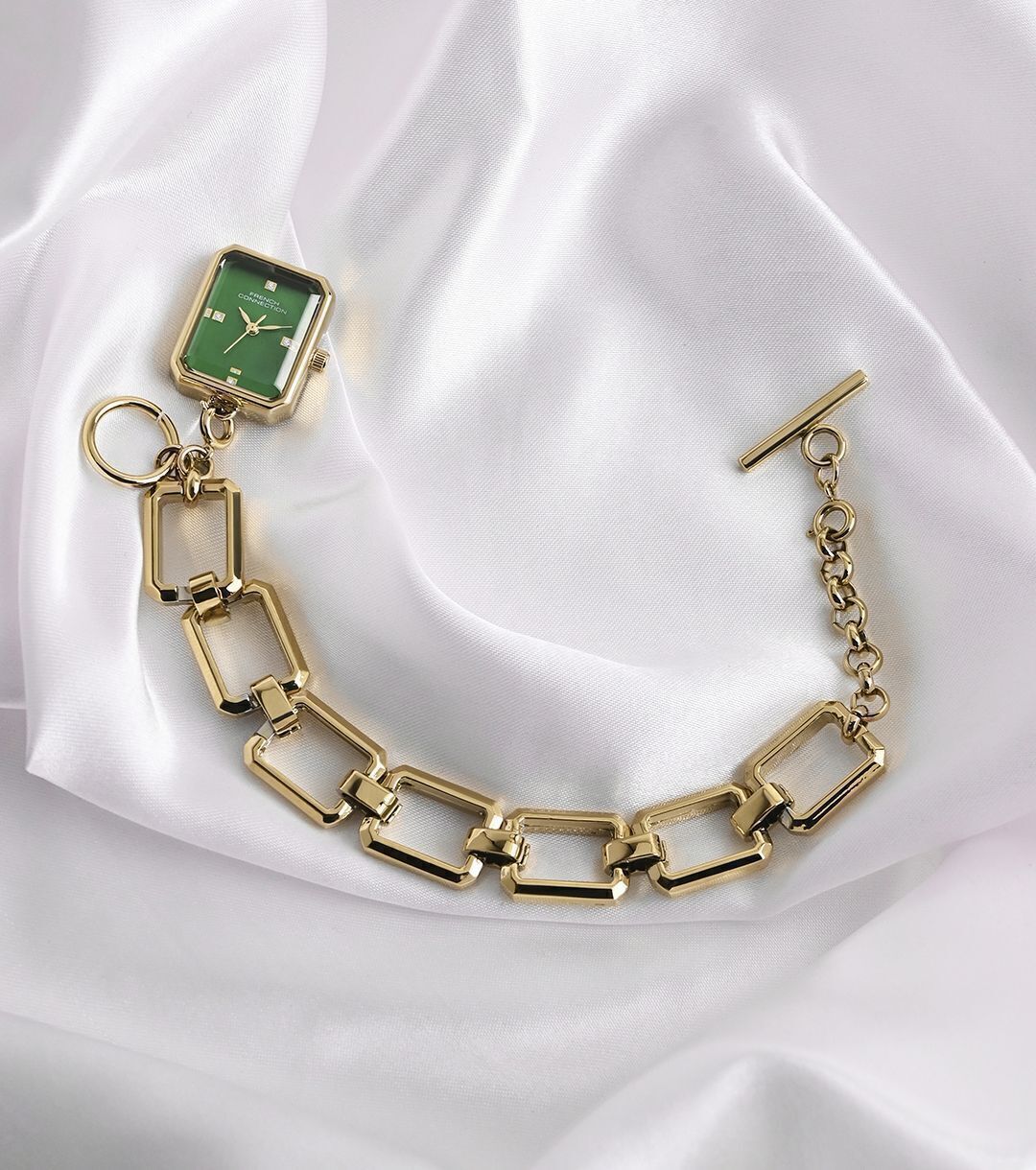 french connection Green MOP Dial | Jewellery Watch For Women's Analog Watch - For Women FCMX04NGM-picture-14