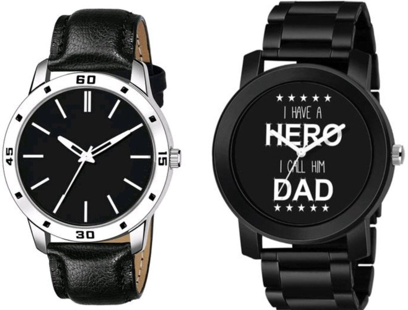 Premium Round Dial Analog Wrist Watch For Men_ Analog Watch - For Men SB_19_Steel-Leather_11-image-26
